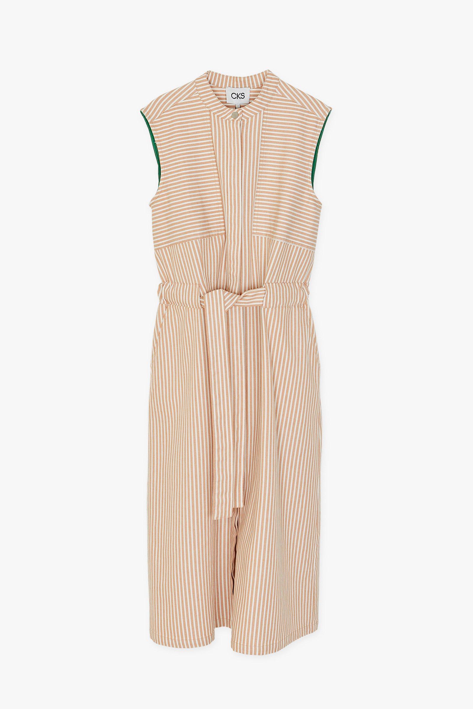 CKS Dames - ISBA - robe midi - brun clair