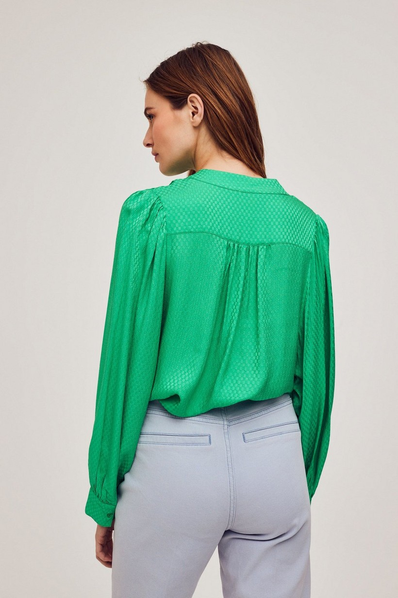CKS Dames - MICKEYDO - blouse short sleeves - green