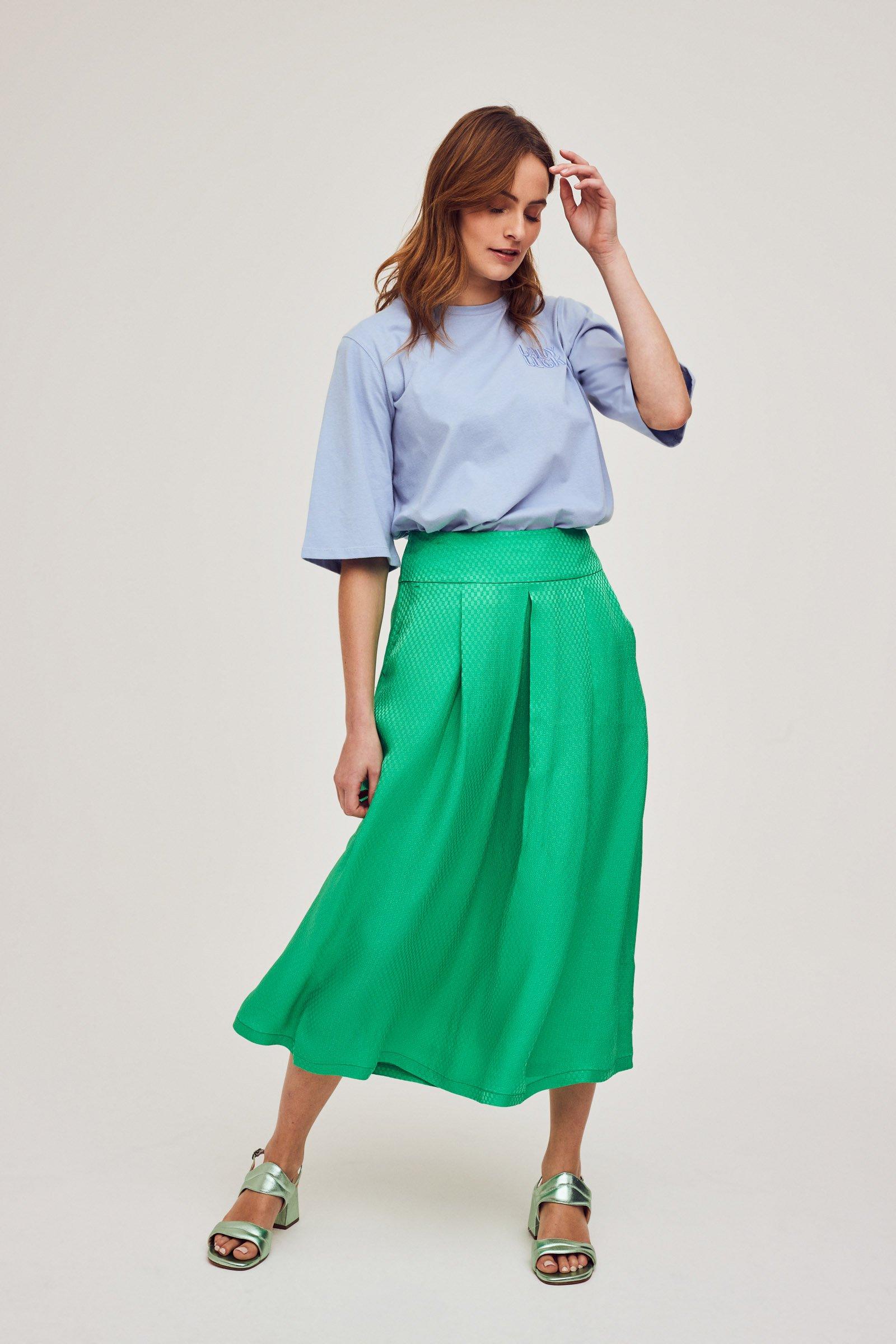CKS Dames - JOLLY - midirok - khaki