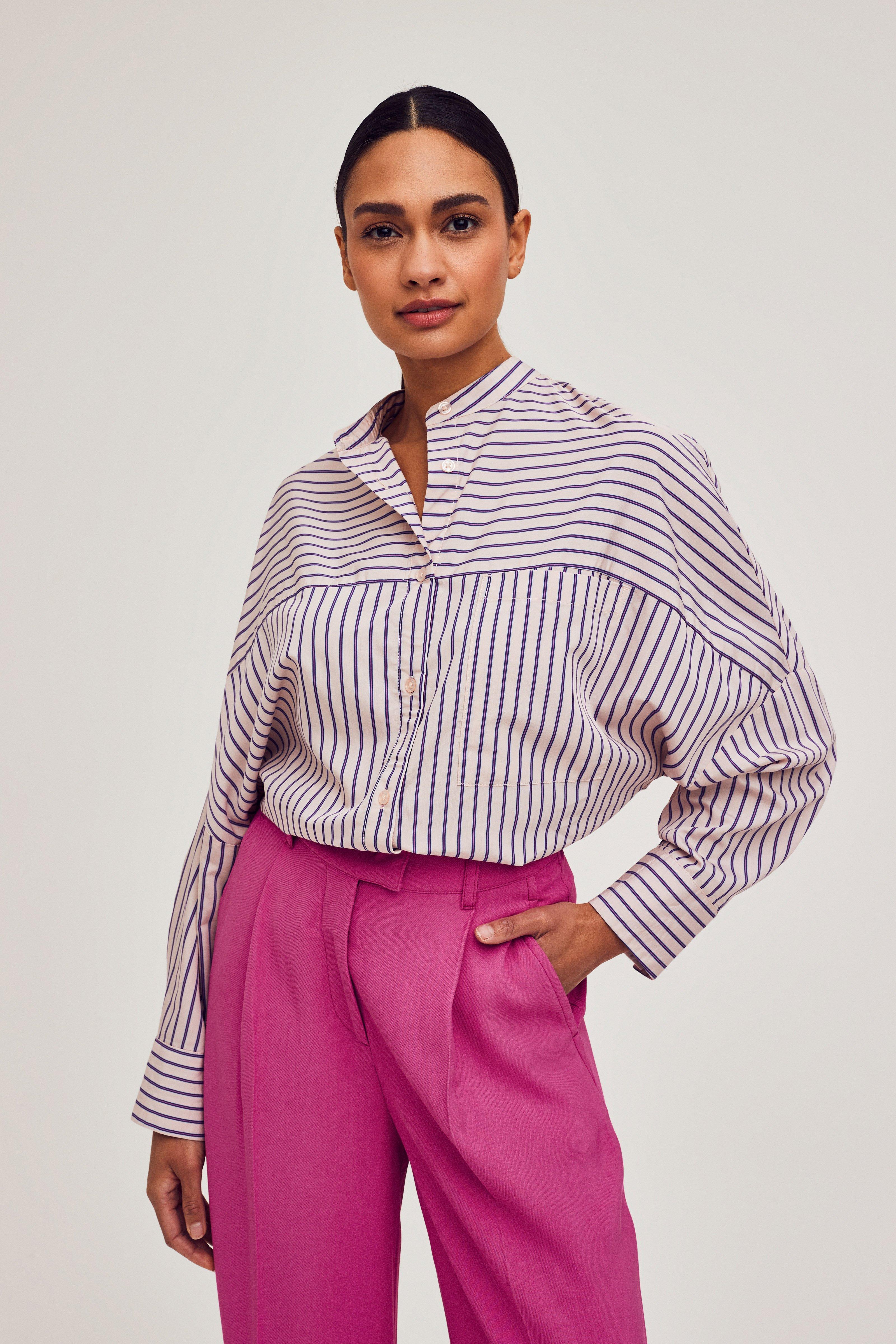 CKS Dames - JAZNA - blouse korte mouwen - lichtbeige