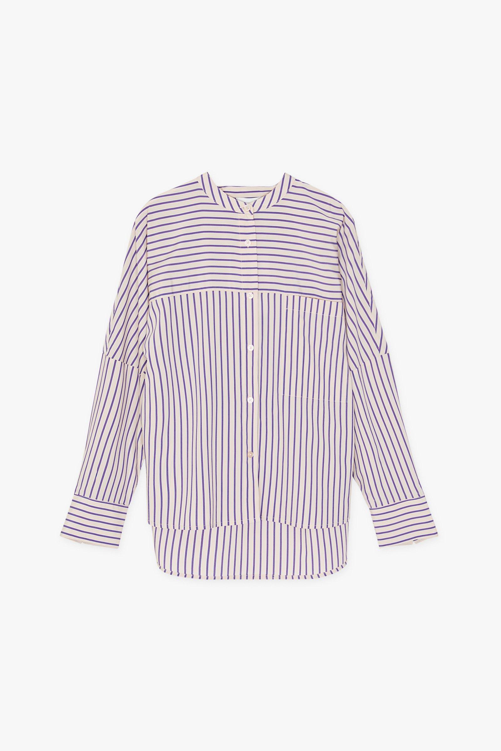 CKS Dames - JAZNA - Bluse Kurze Ärmel - Hellbeige