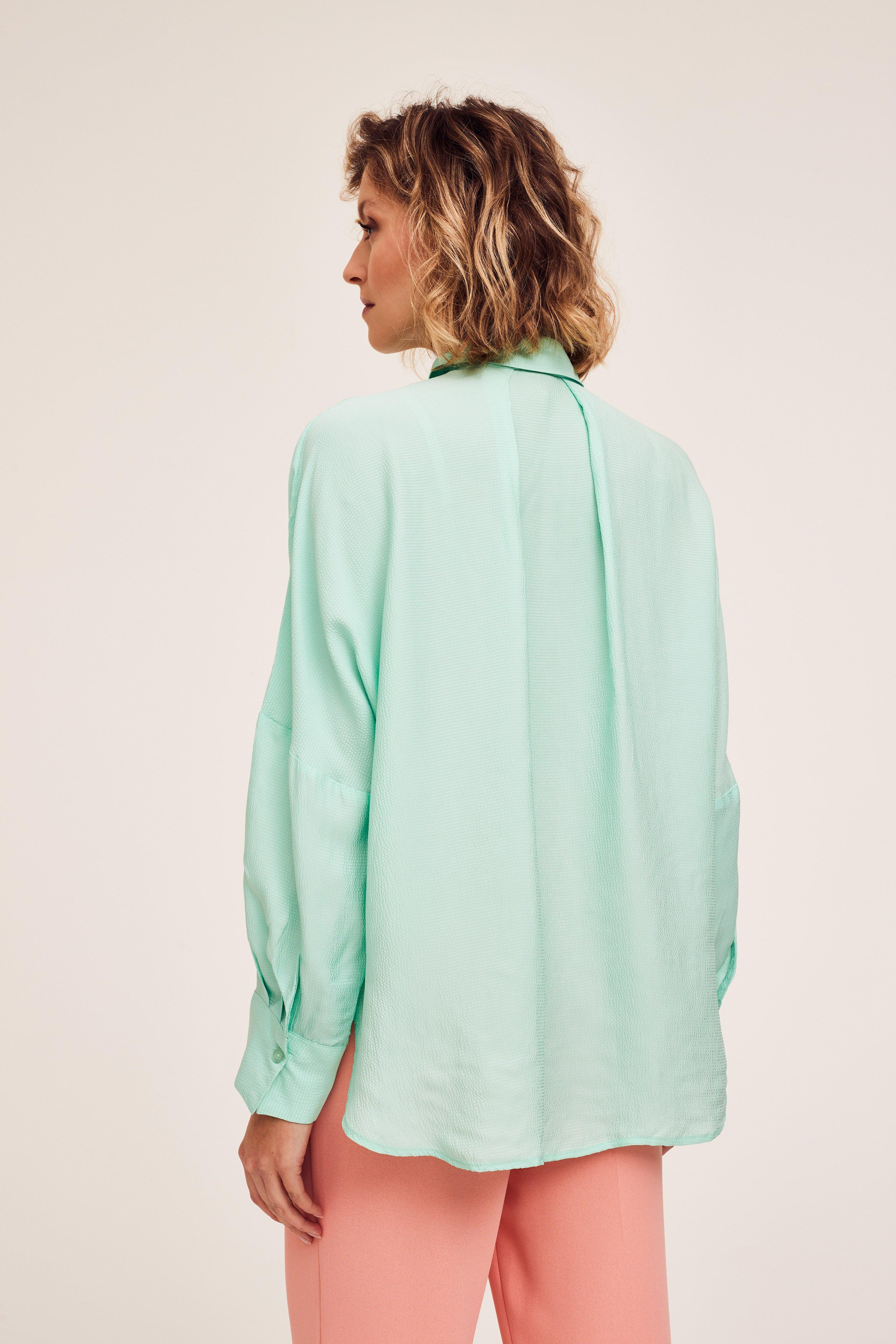 CKS Dames - WAZNA - blouse short sleeves - light green
