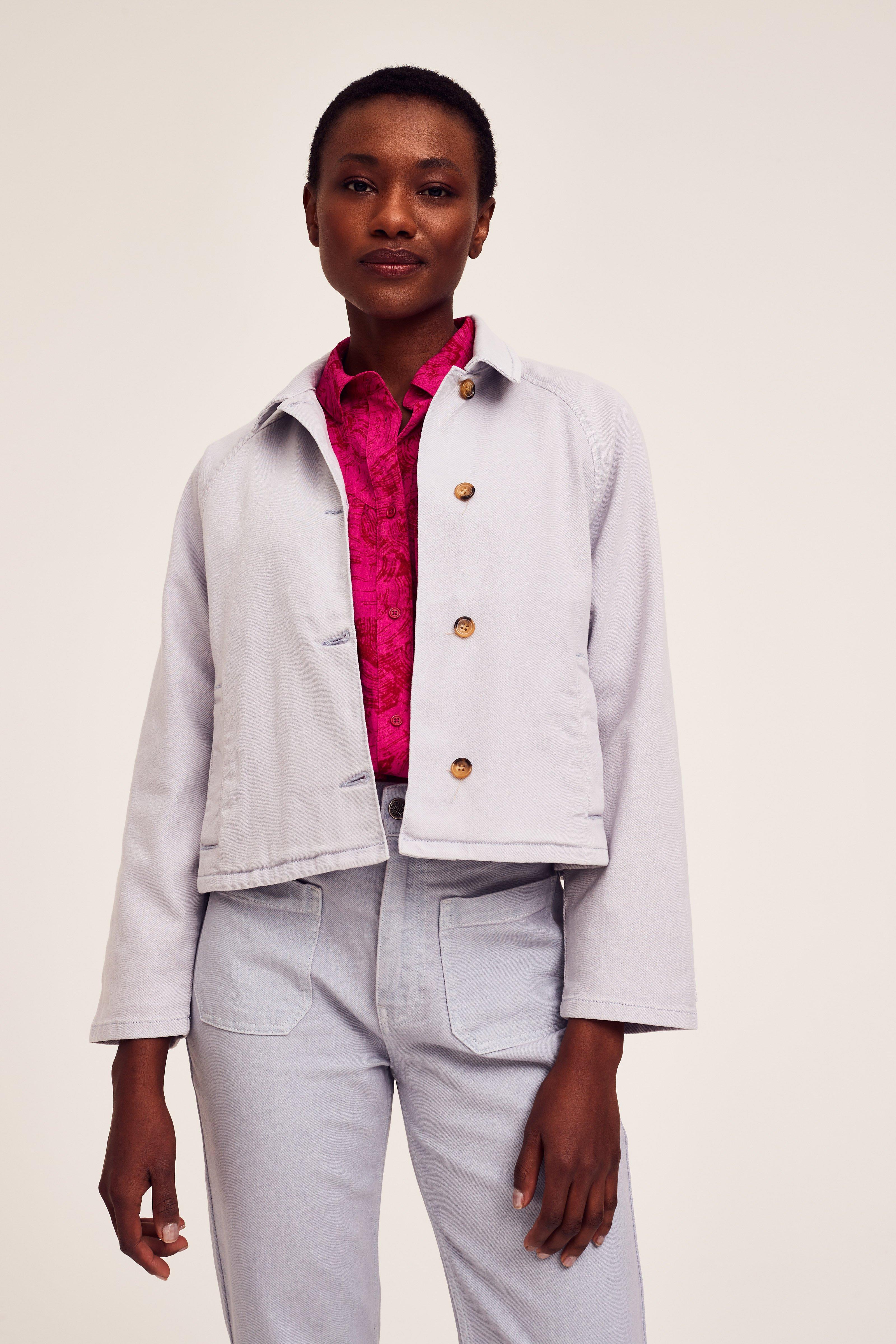 CKS Dames - SAIRA - denim jacket - light blue