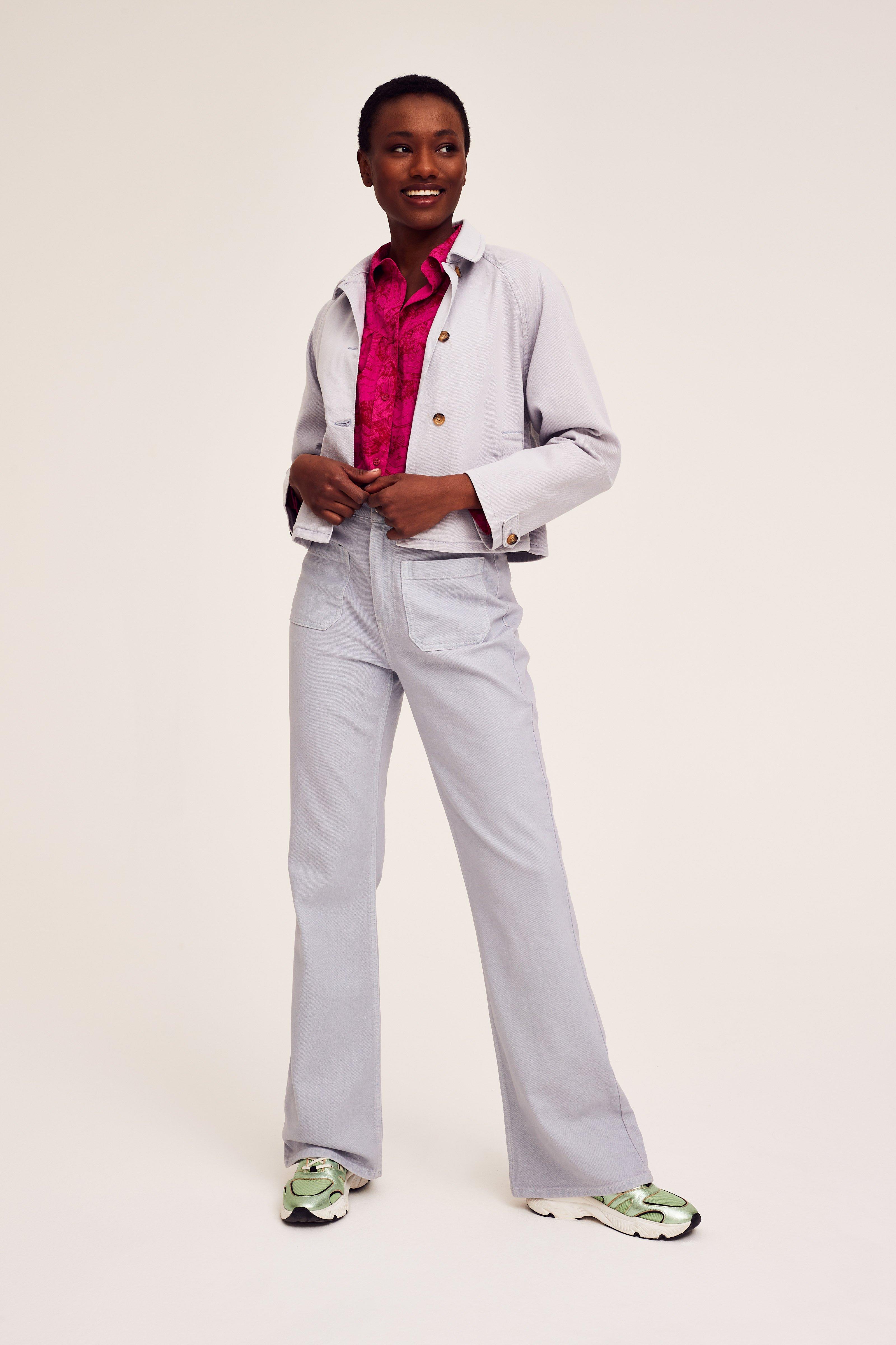 CKS Dames - SAIRA - denim jacket - light blue