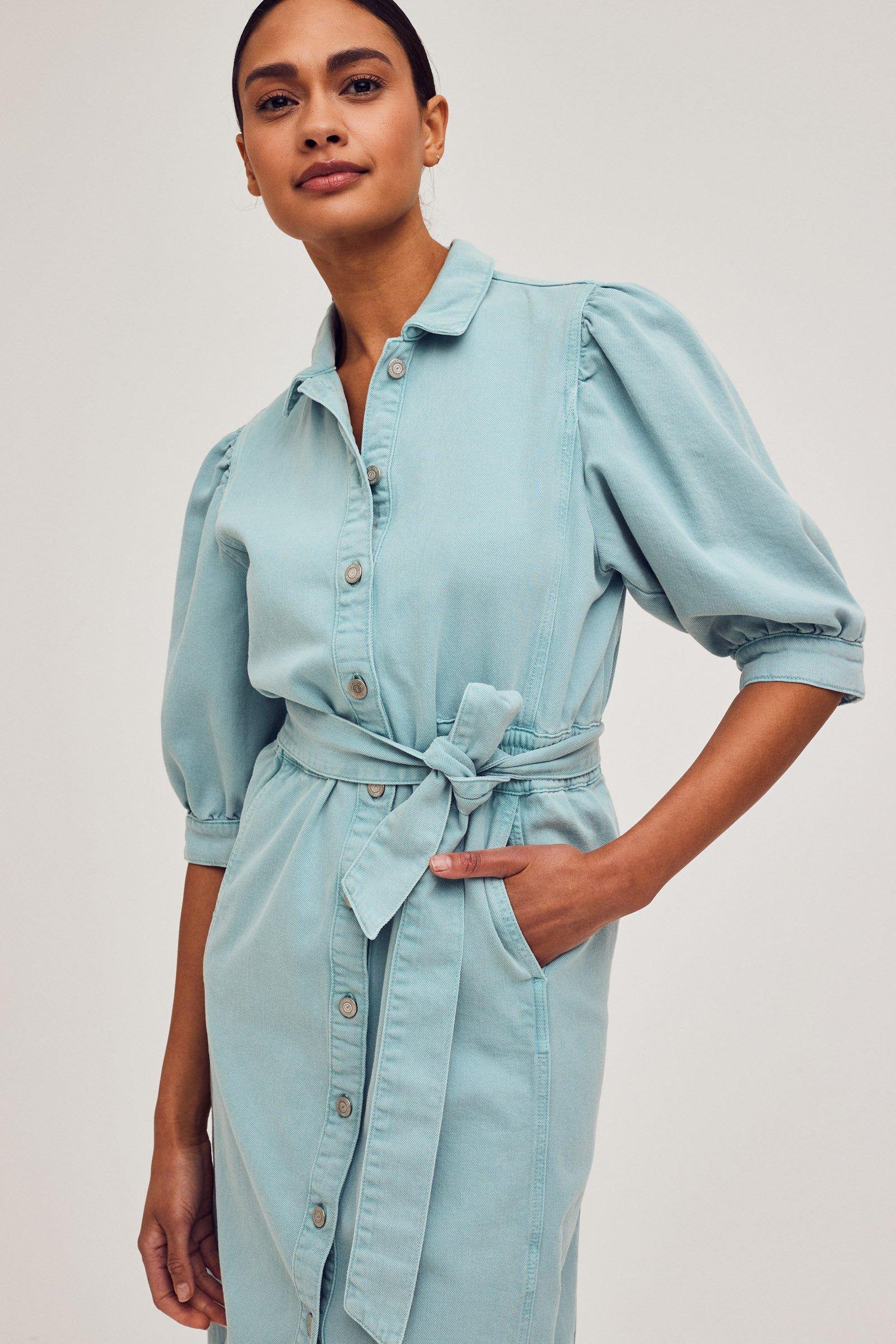 CKS Dames - IVORYLA - robe midi - vert clair
