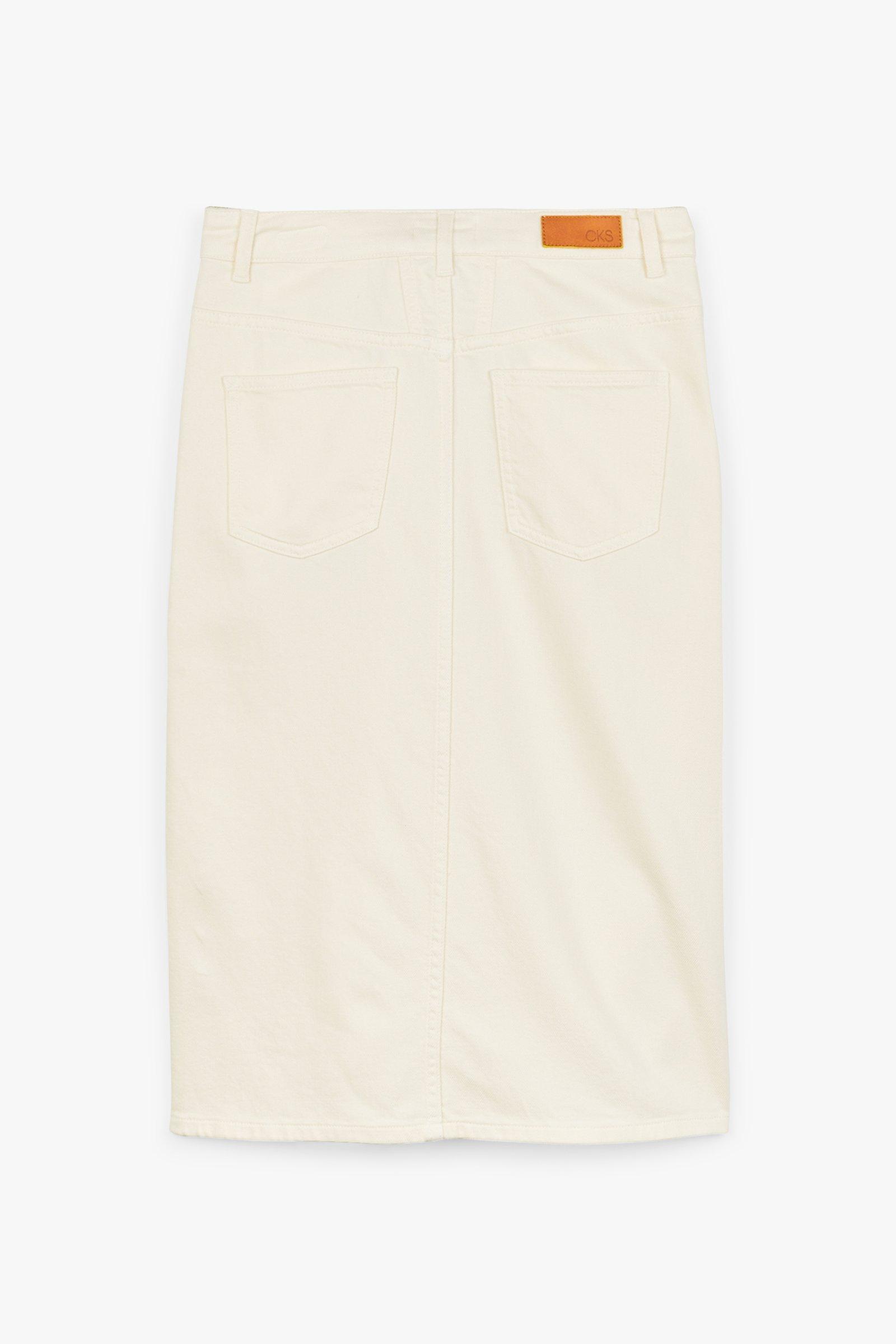 CKS Dames - BENEATH - midirok - lichtbeige