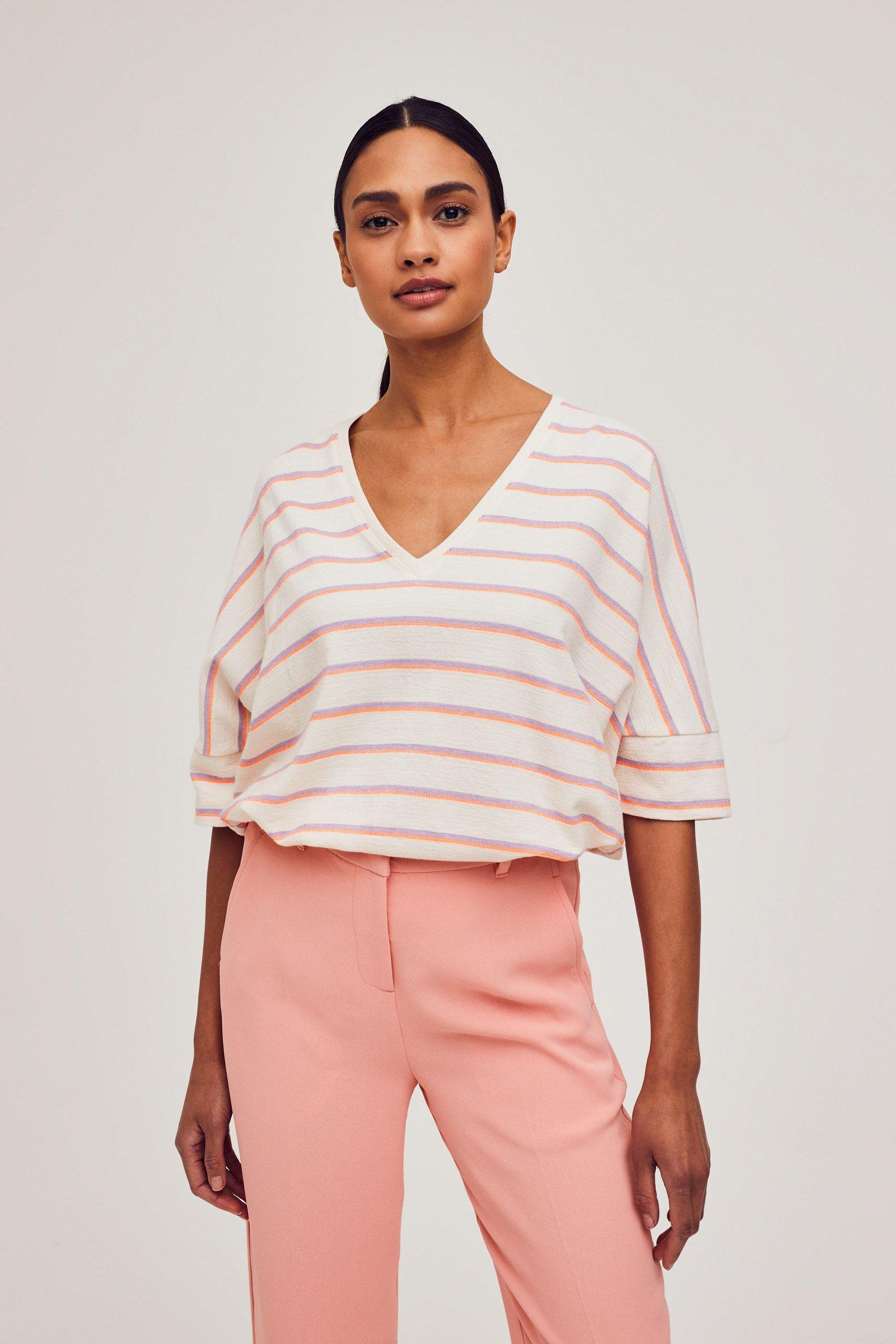 CKS Dames - ELDODEEP - sweater - lichtbeige