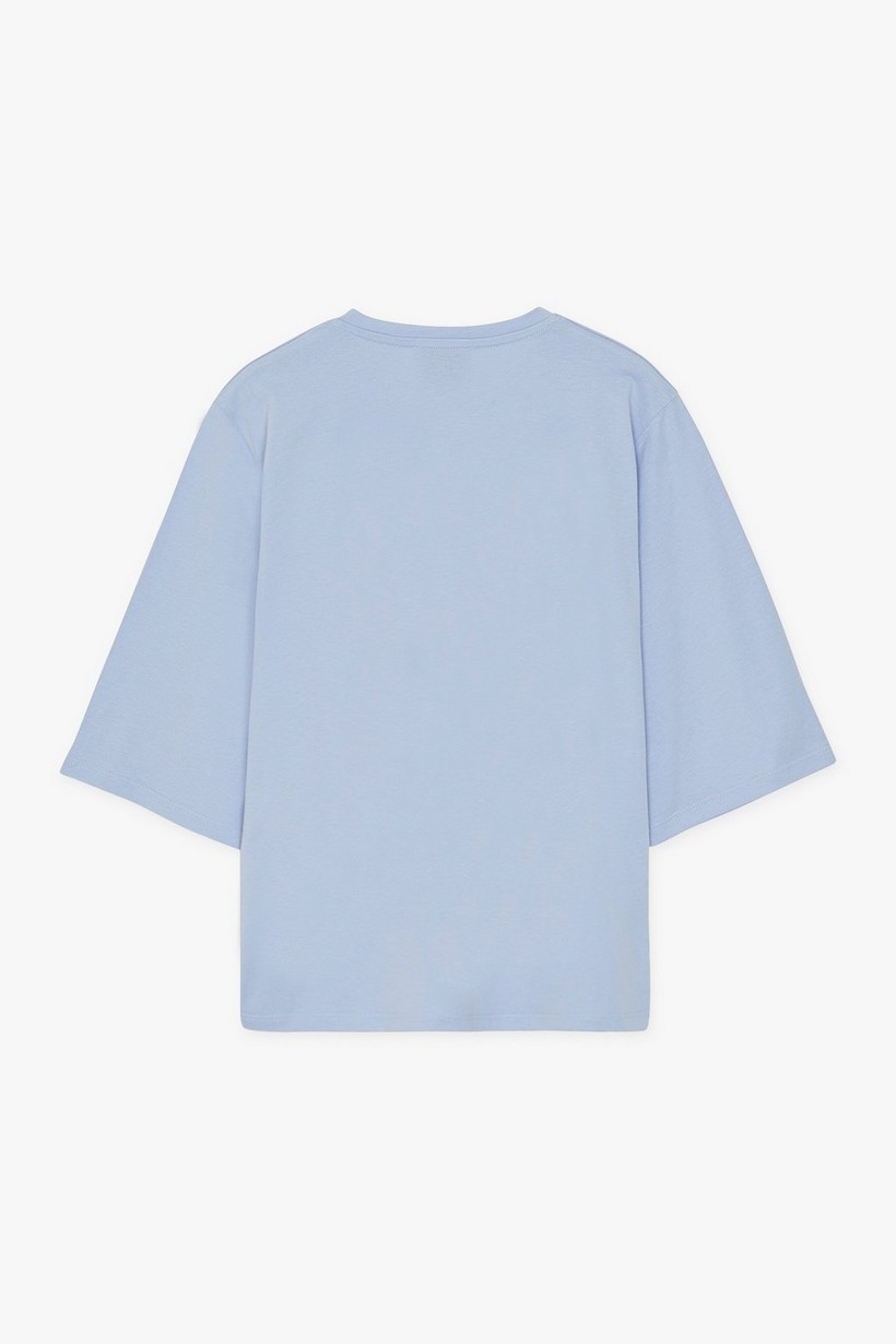 CKS Dames - SARI - t-shirt à manches courtes - bleu clair