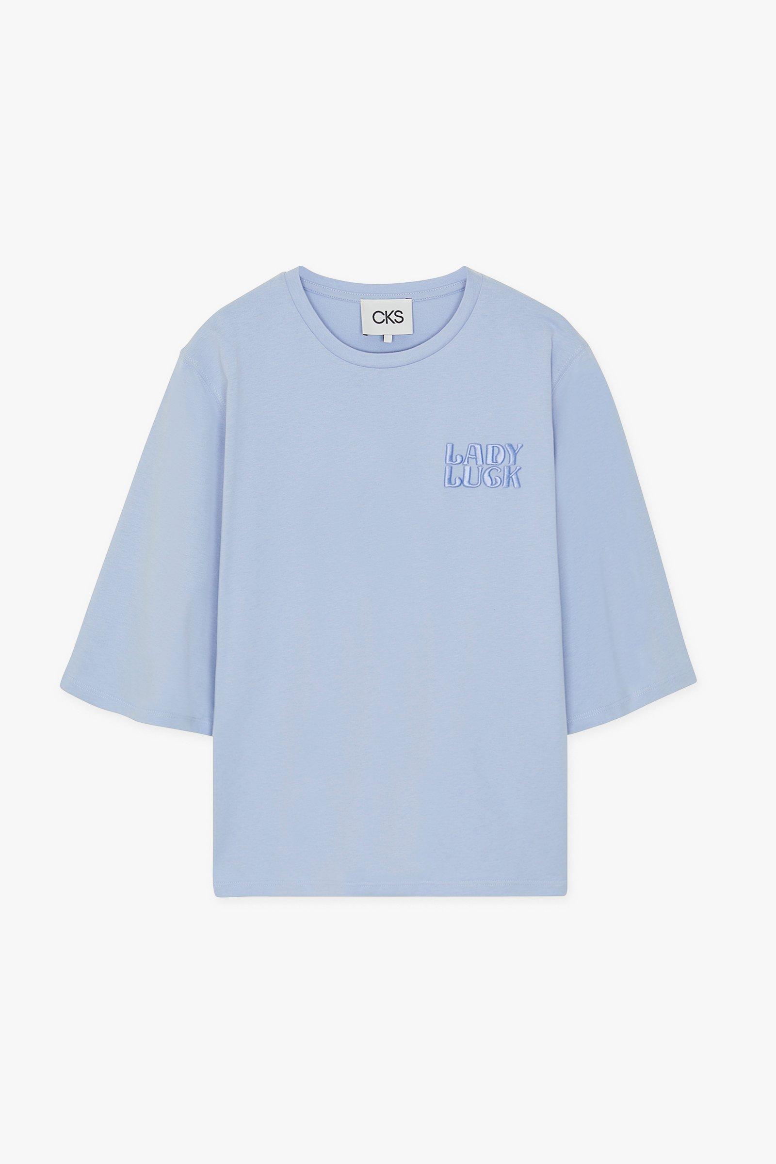 CKS Dames - SARI - t-shirt à manches courtes - bleu clair