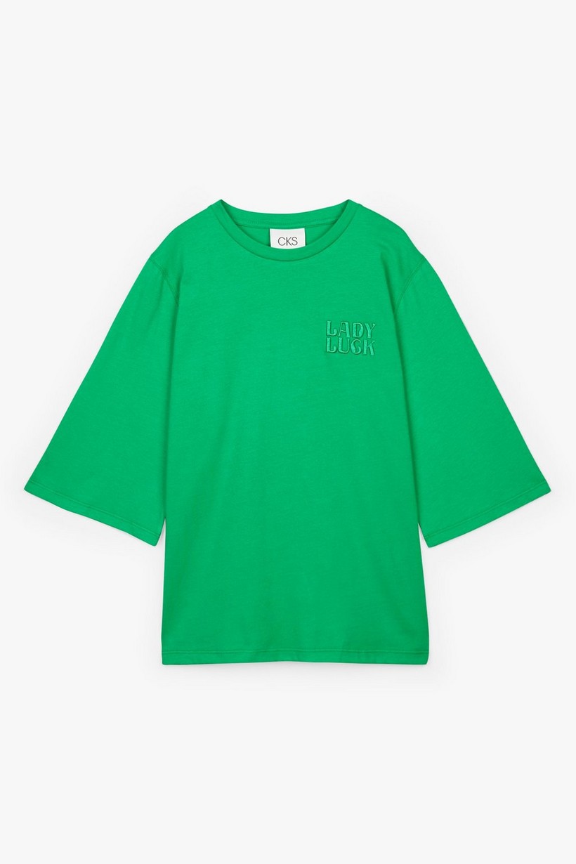 CKS Dames - SARI - t-shirt short sleeves - green