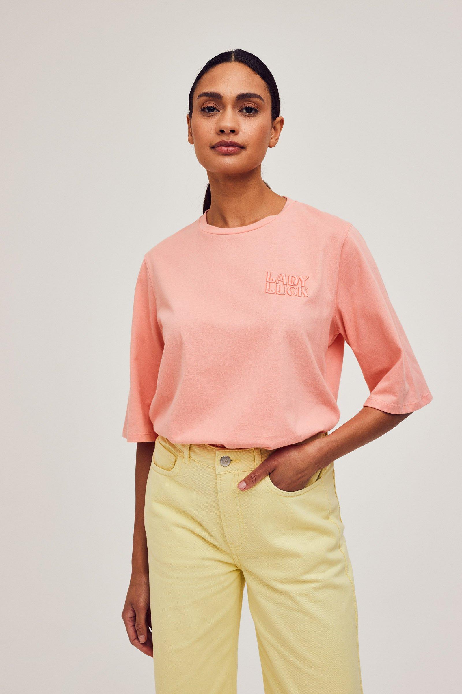 CKS Dames - SARI - T-Shirt Kurzarm - Hellrosa