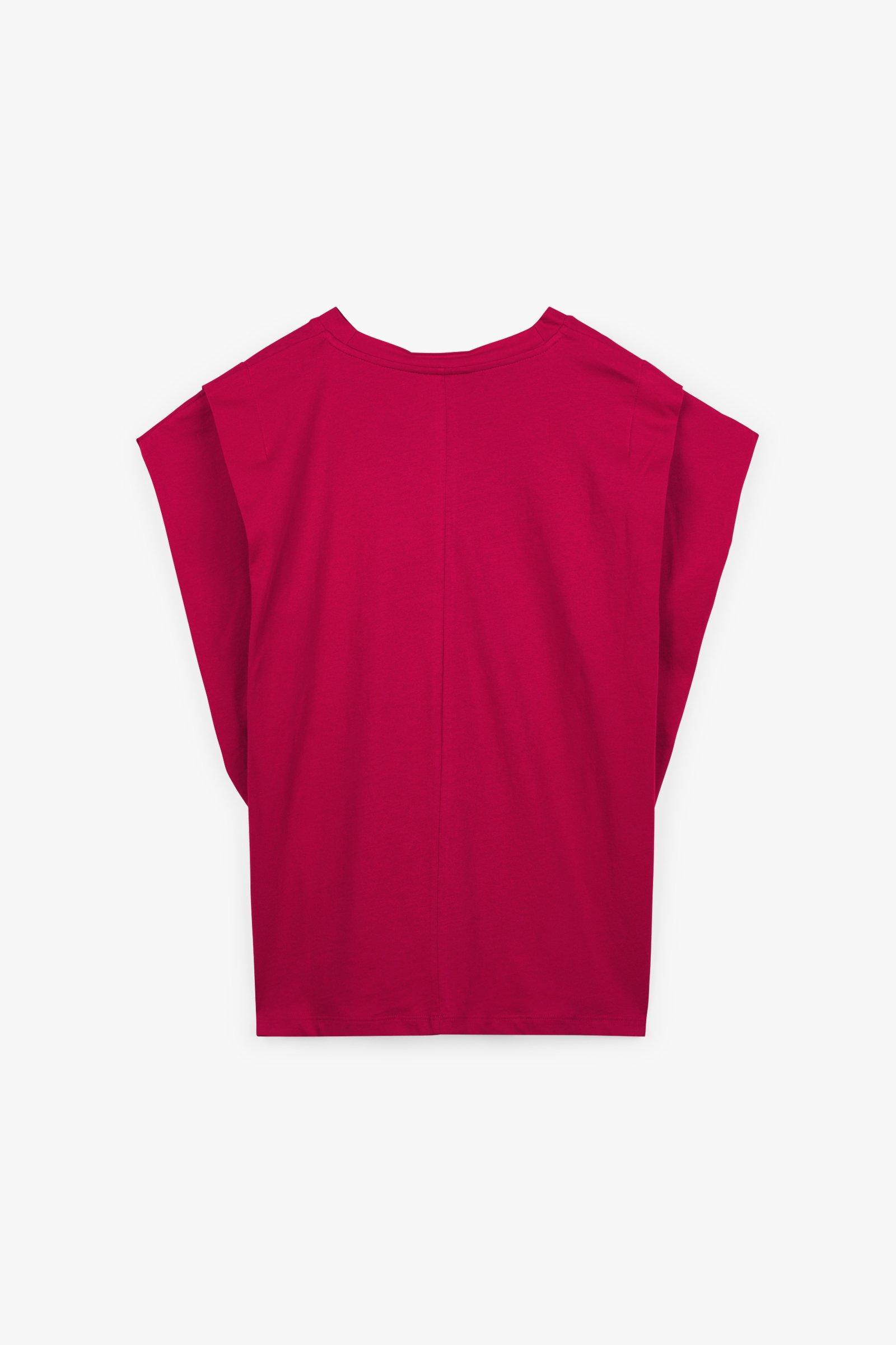 CKS Dames - PAMINA - t-shirt à manches courtes - rouge