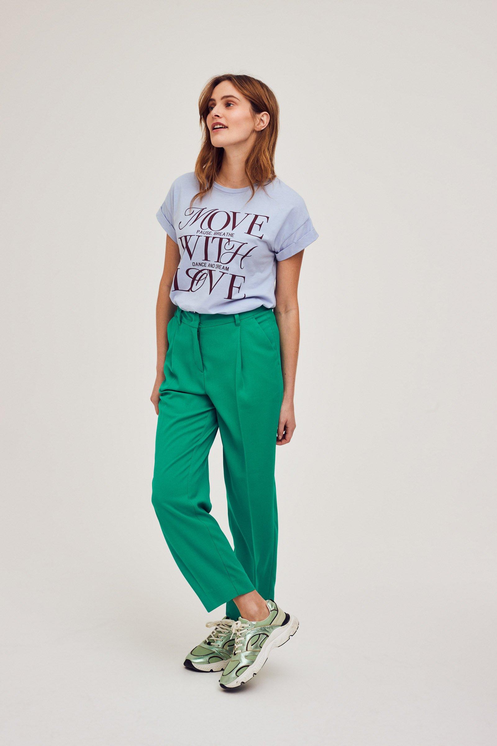 CKS Dames - JUNA - t-shirt à manches courtes - bleu clair