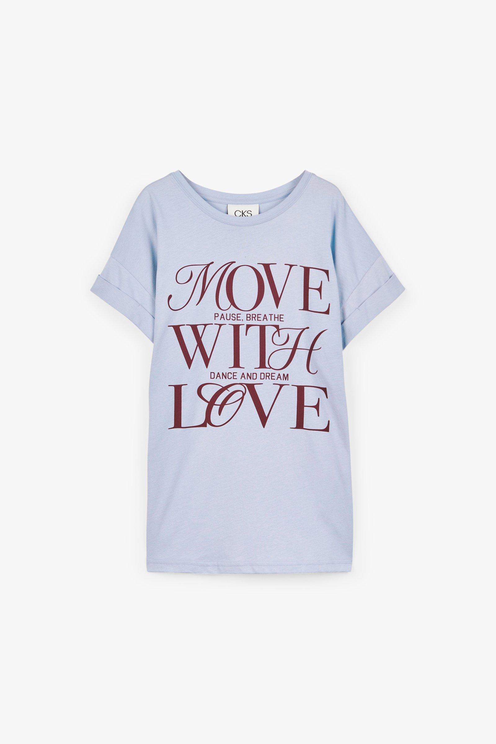 CKS Dames - JUNA - t-shirt à manches courtes - bleu clair