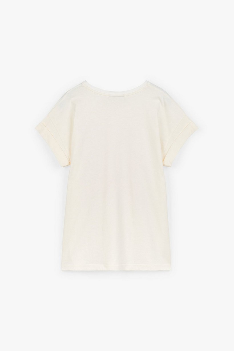CKS Dames - JUNA - T-Shirt Kurzarm - Weiß