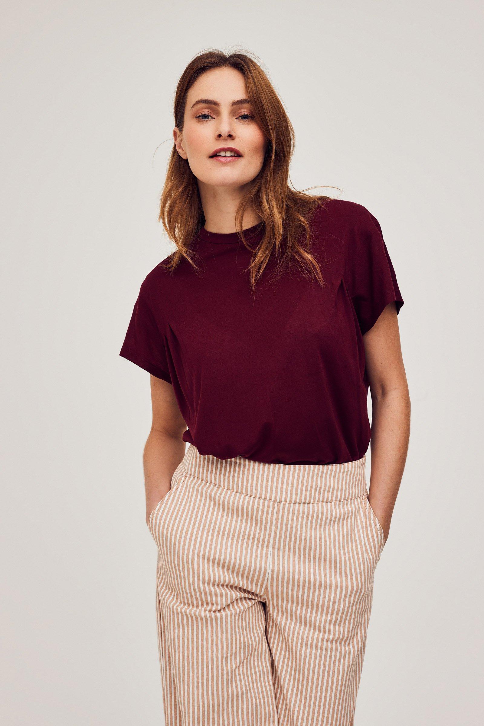 CKS Dames - JAZZ - t-shirt korte mouwen - rood