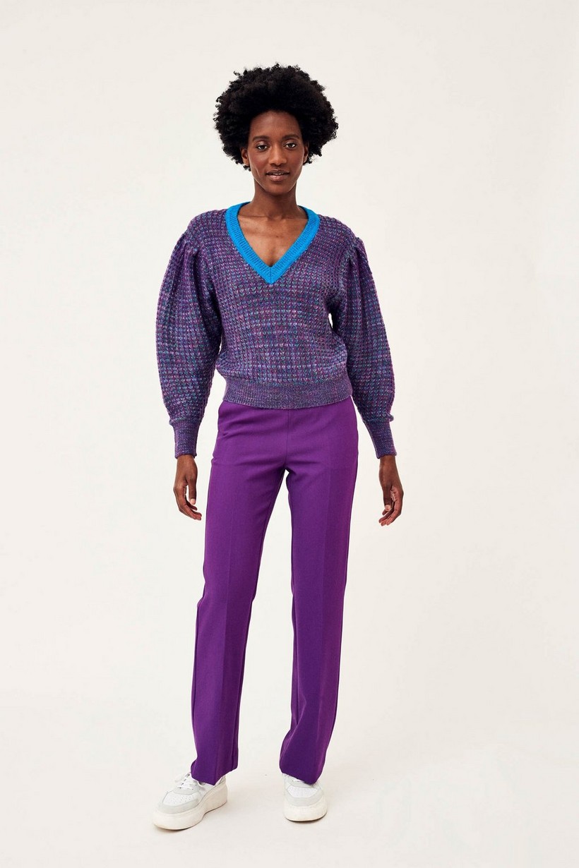 CKS Dames - TAIF - pantalon long - violet