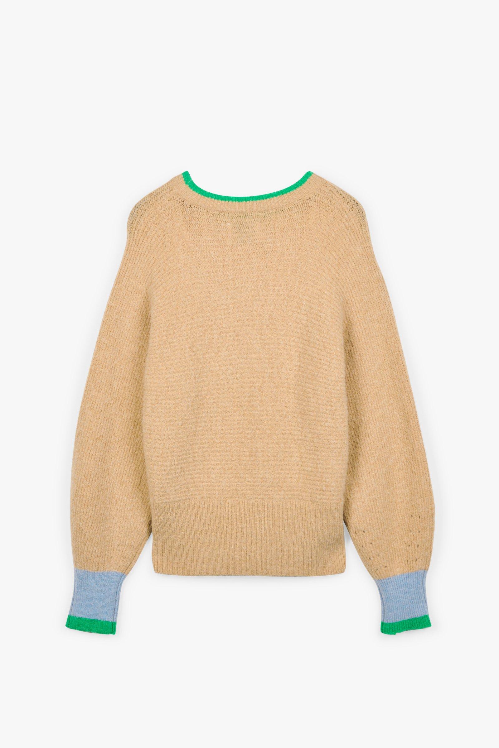 CKS Dames - PROUDER - pullover - brun clair