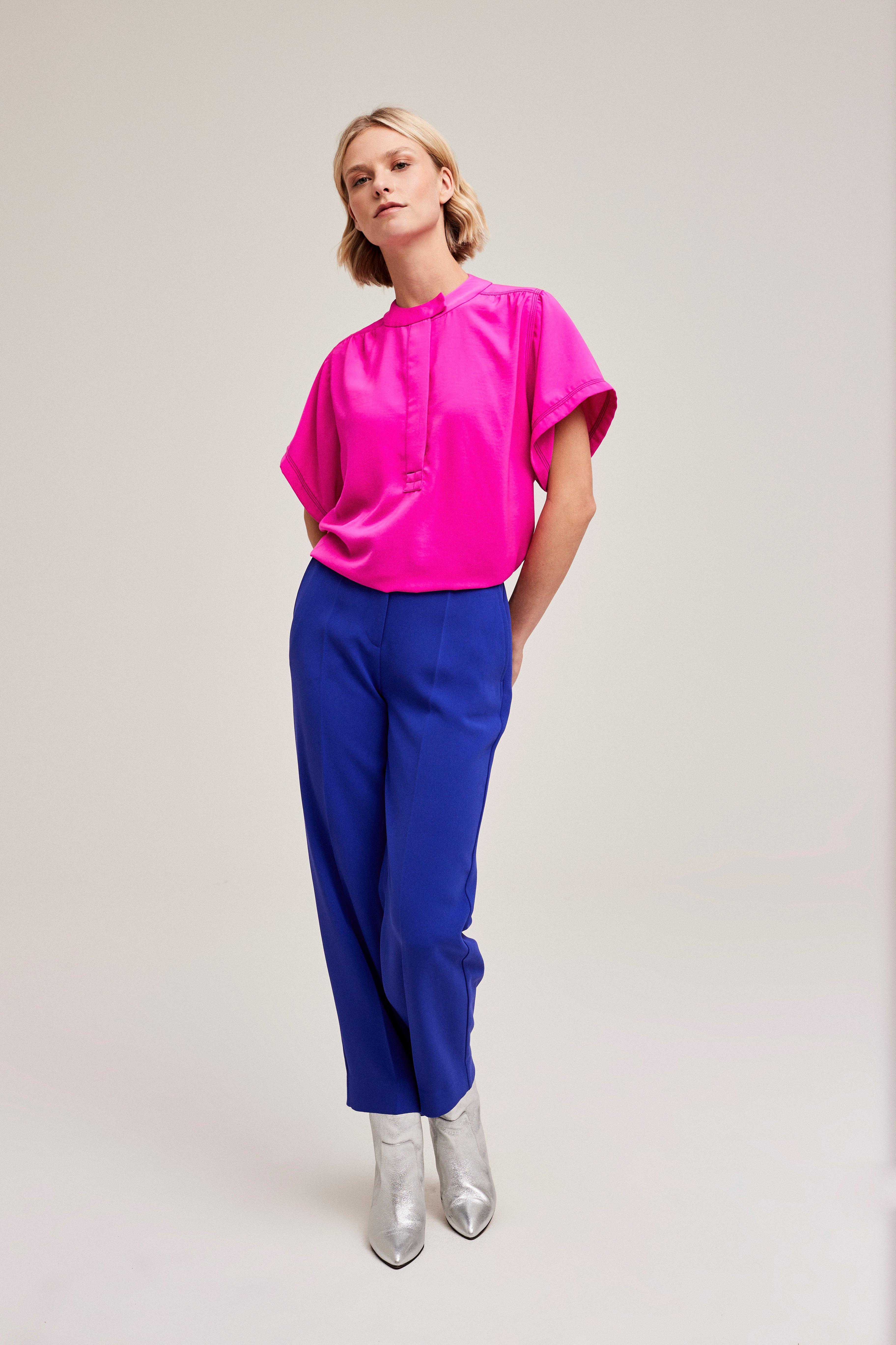 CKS Dames - LEDO - Bluse Lange Ärmel - Rosa