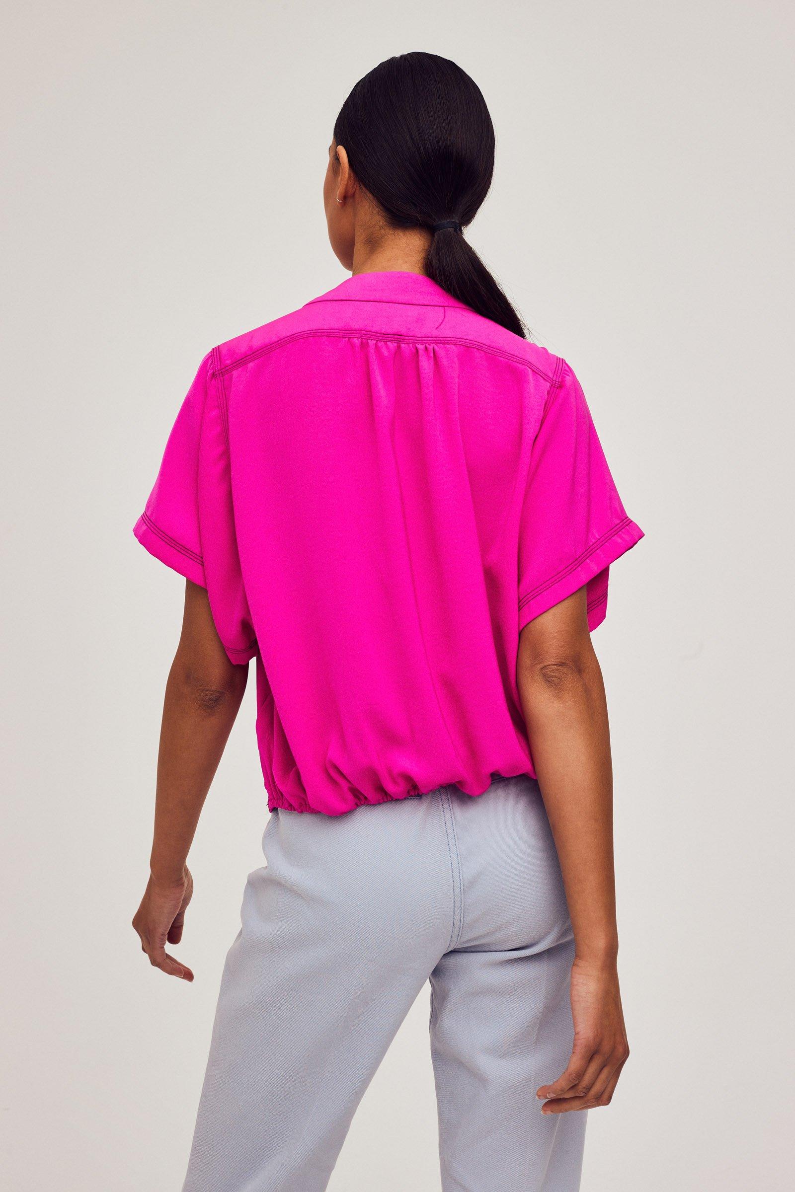 CKS Dames - LEDO - Bluse Lange Ärmel - Rosa