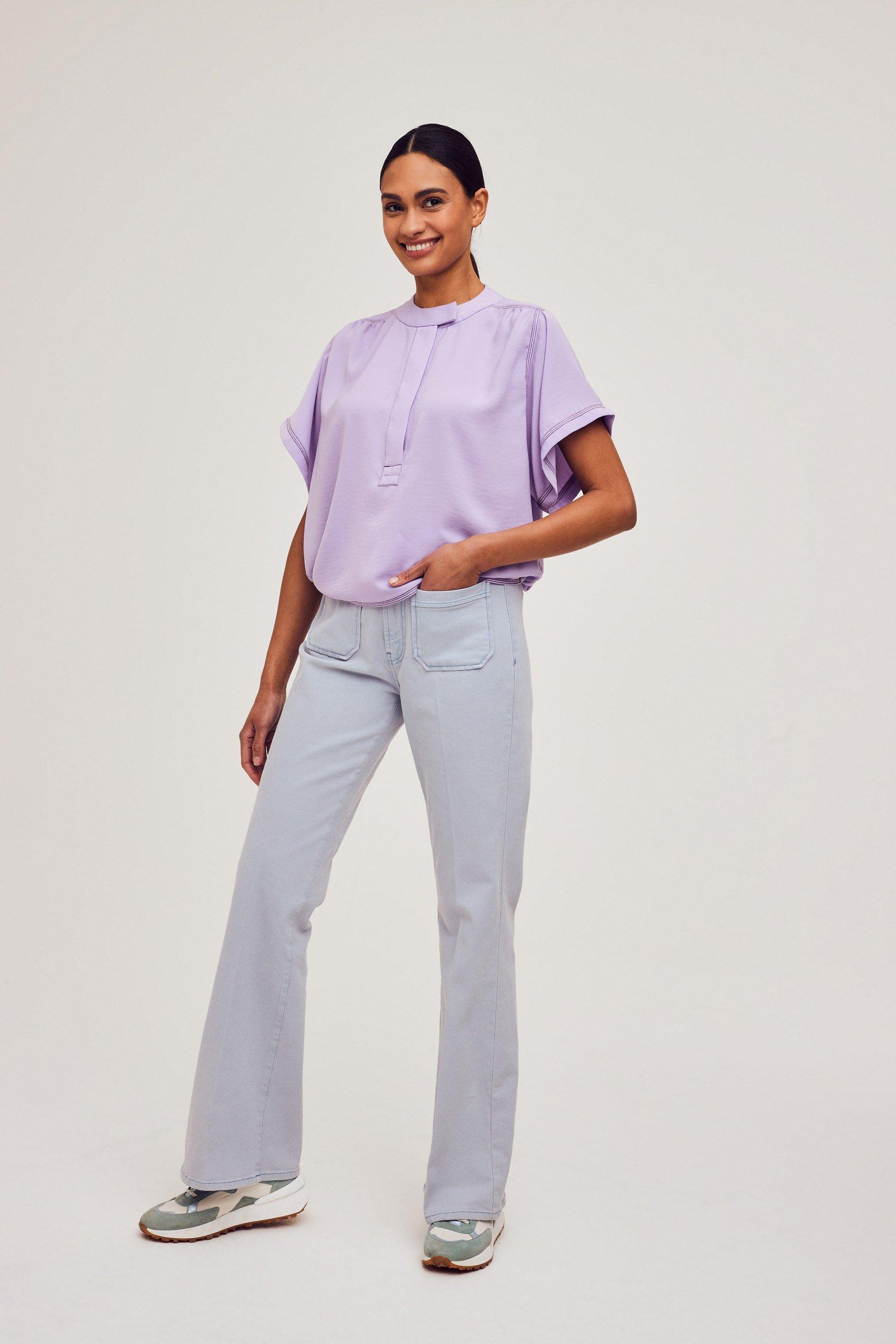 CKS Dames - LEDO - blouse lange mouwen - lila