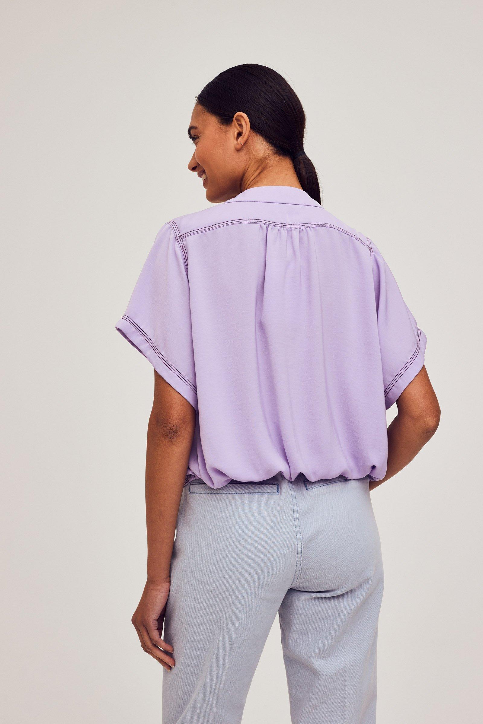 CKS Dames - LEDO - blouse lange mouwen - lila
