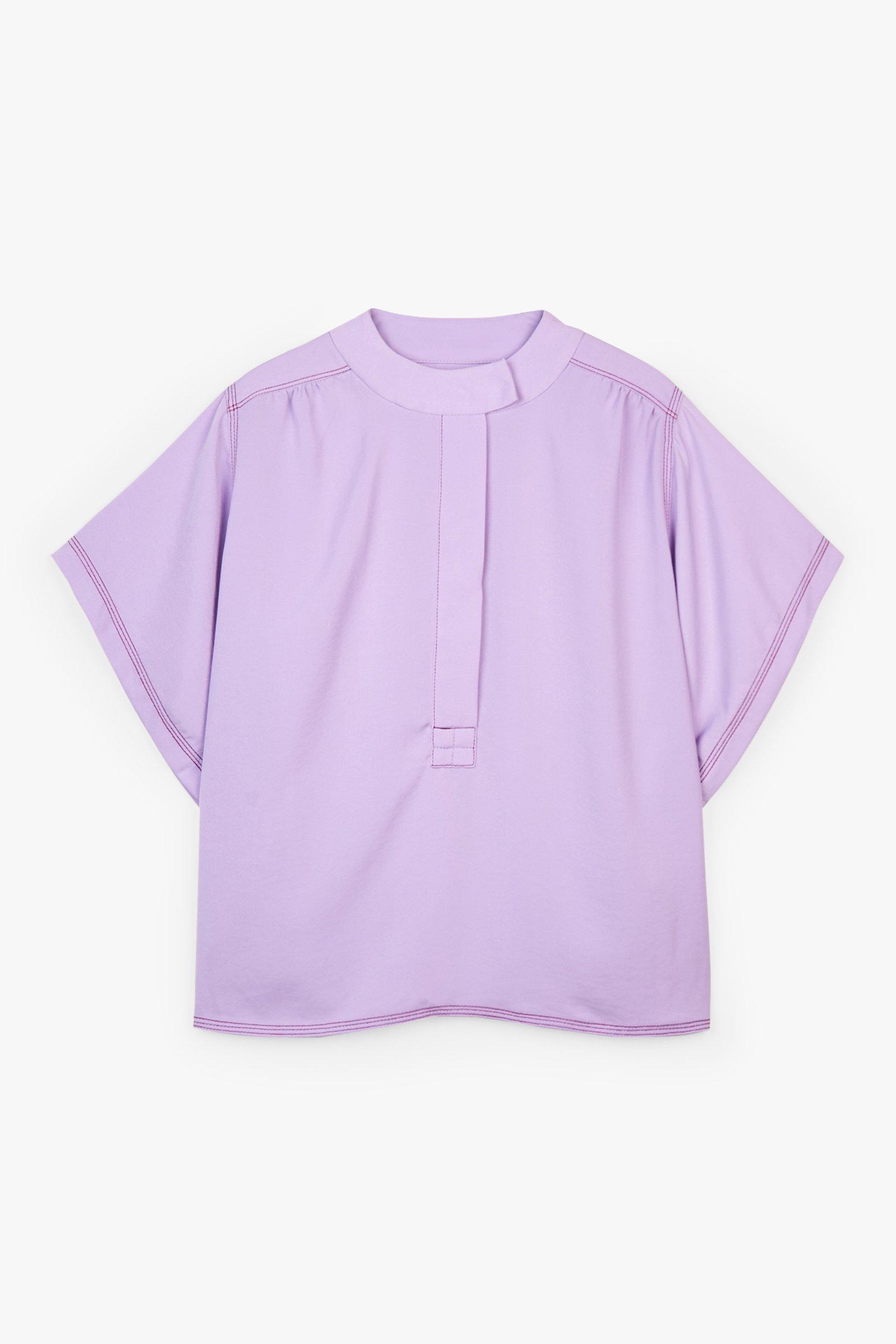 CKS Dames - LEDO - blouse long sleeves - lila