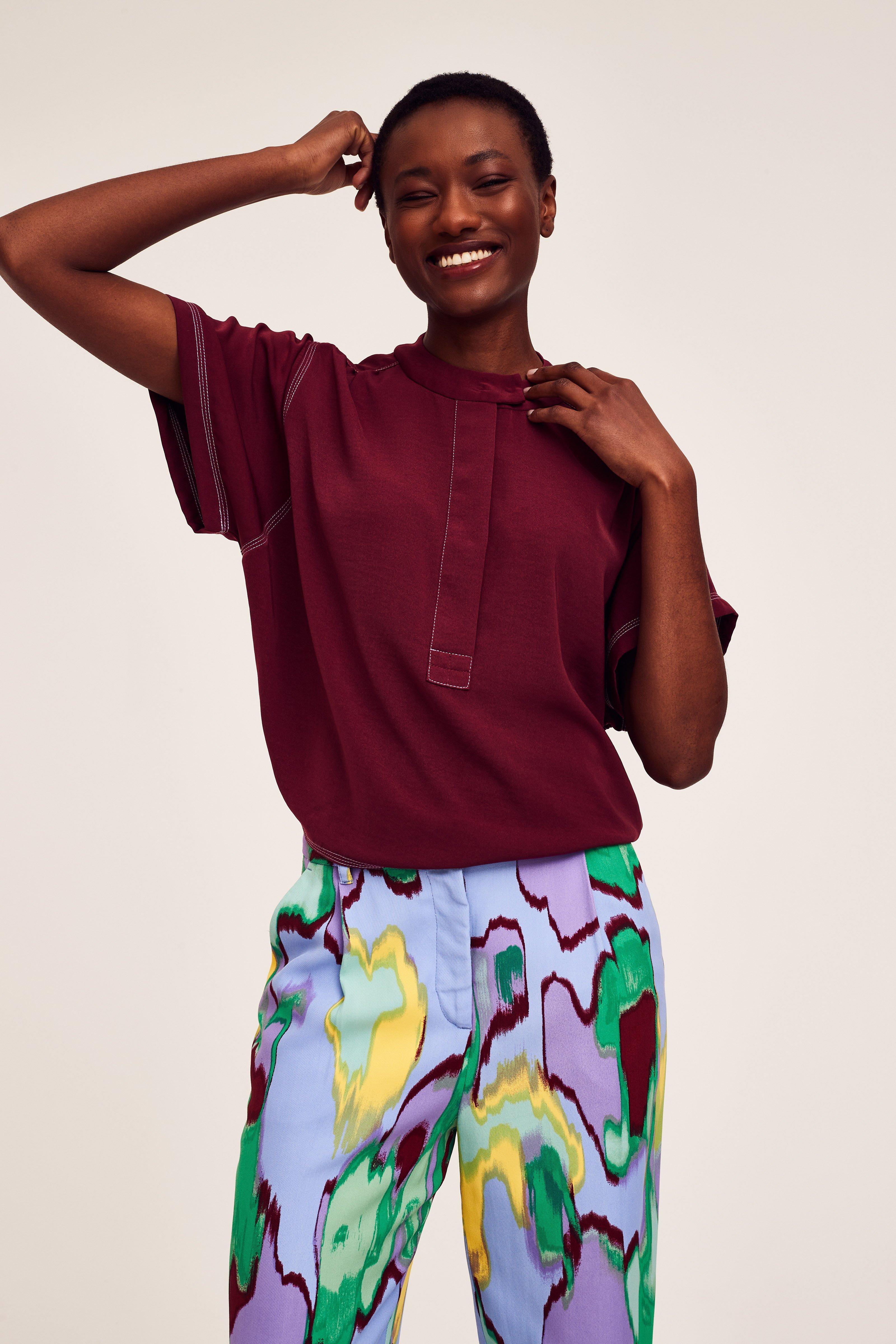 CKS Dames - LEDO - blouse long sleeves - red