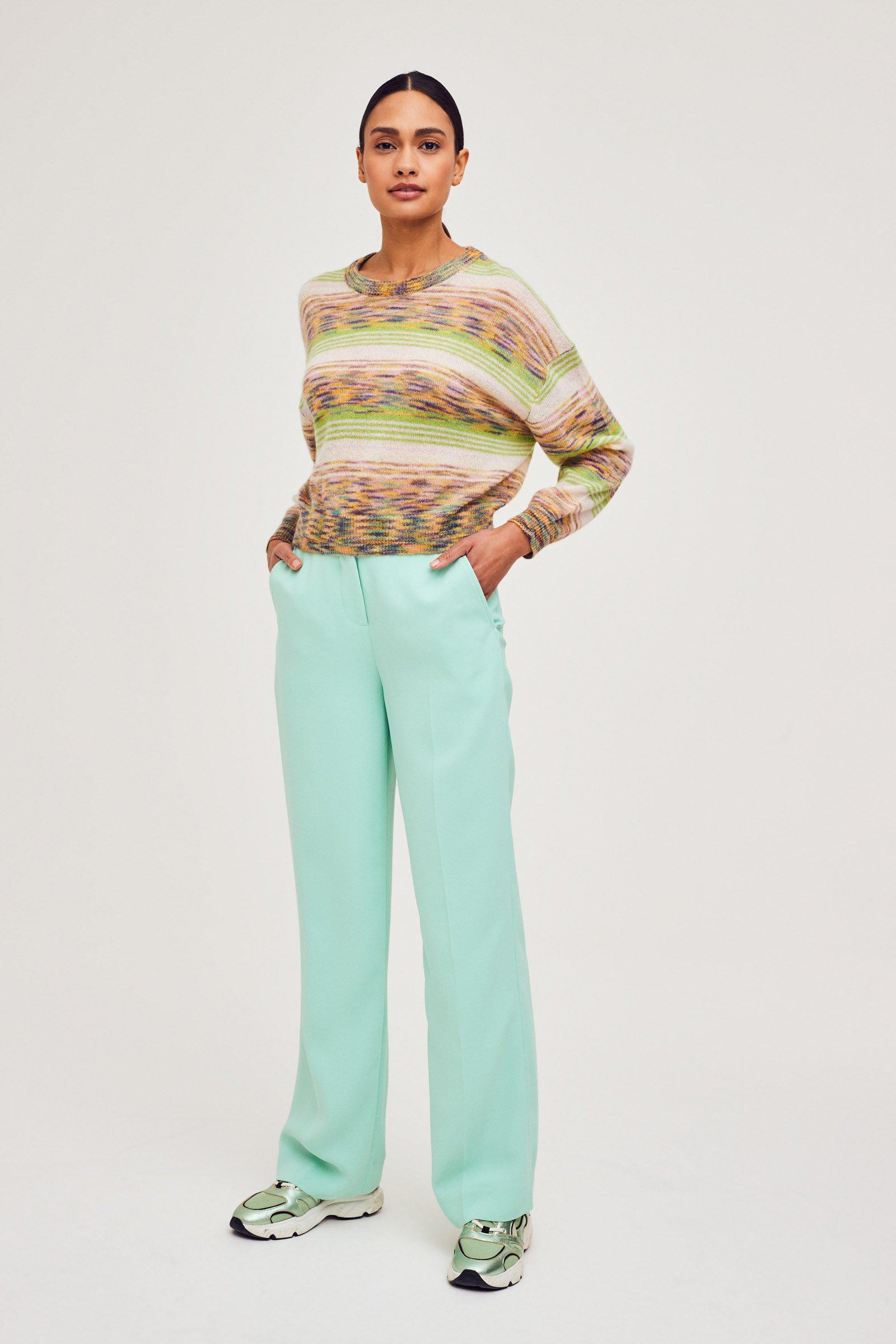 CKS Dames - PIRAMID - pullover - light green