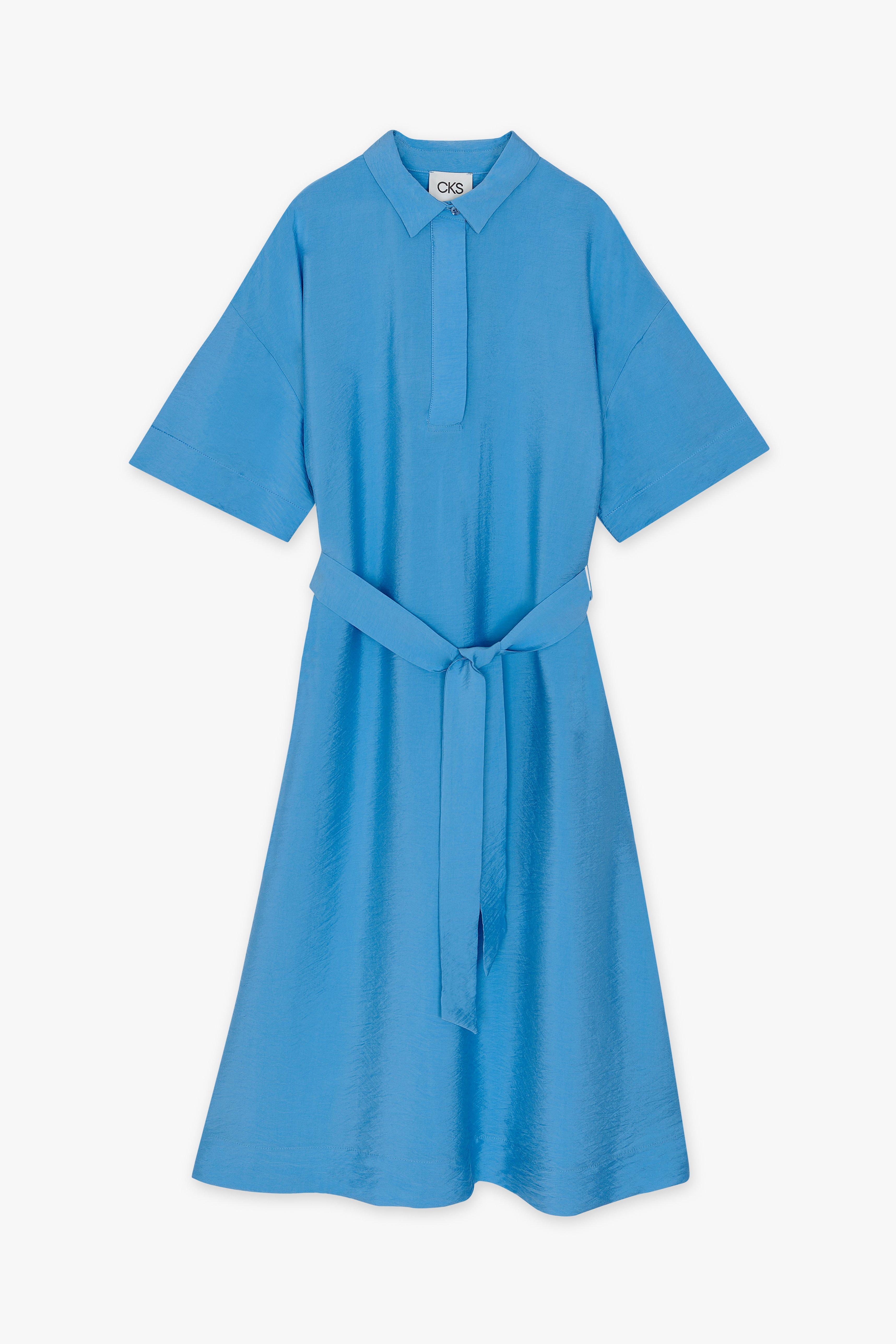 CKS Dames - INAYA - robe midi - bleu