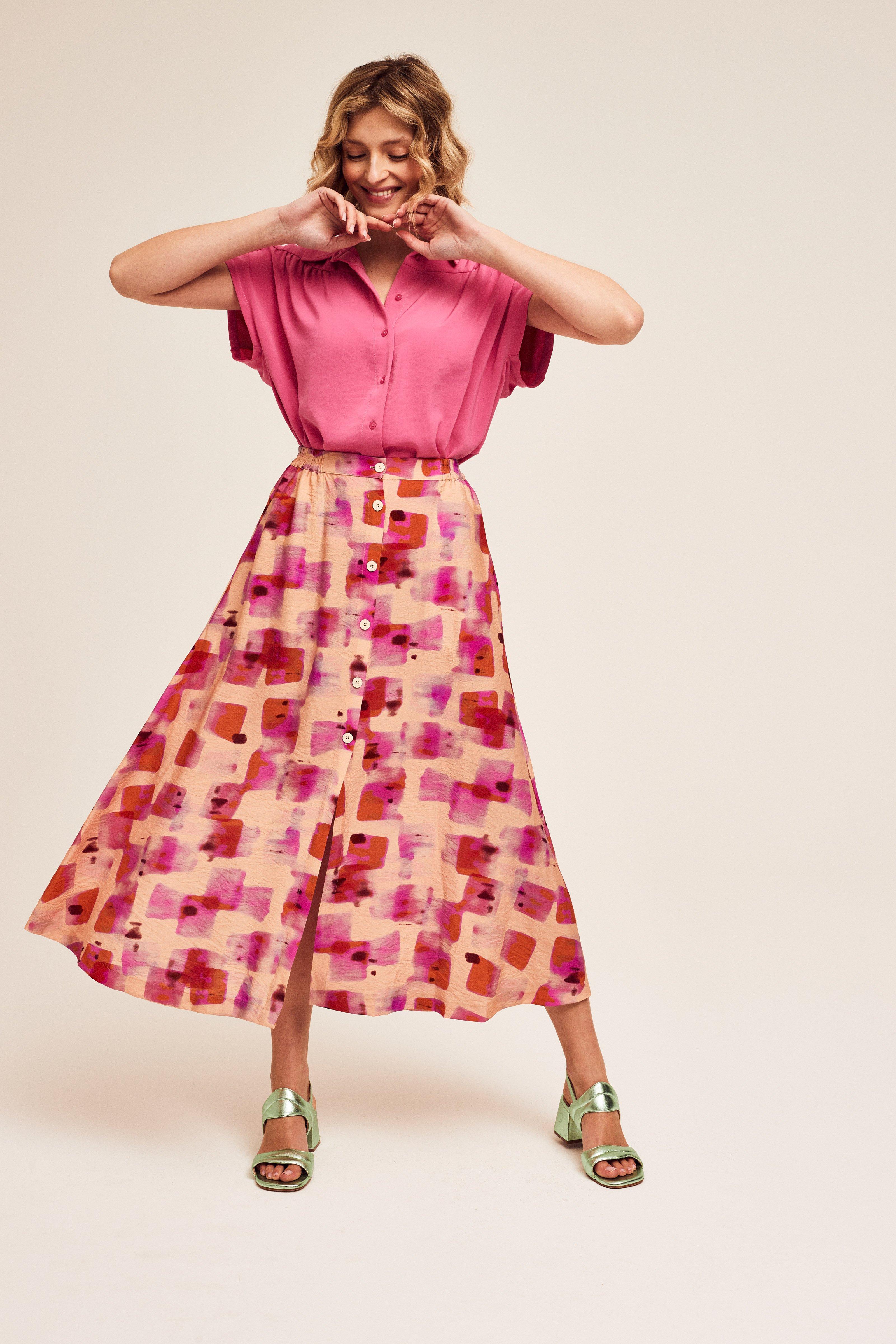 CKS Dames - VALENTINE - long skirt - multicolor