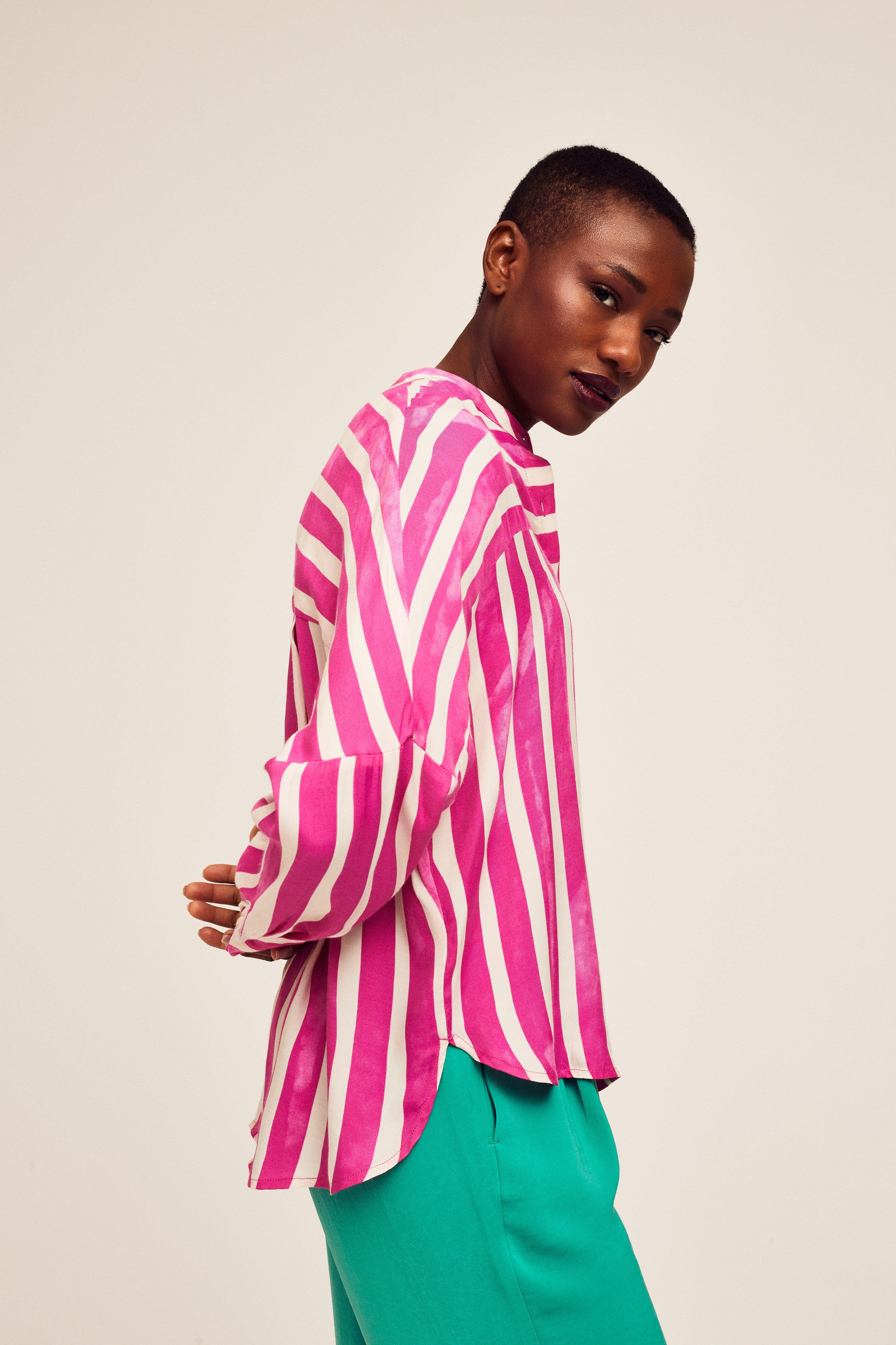 CKS Dames - JAZNA - blouse short sleeves - pink
