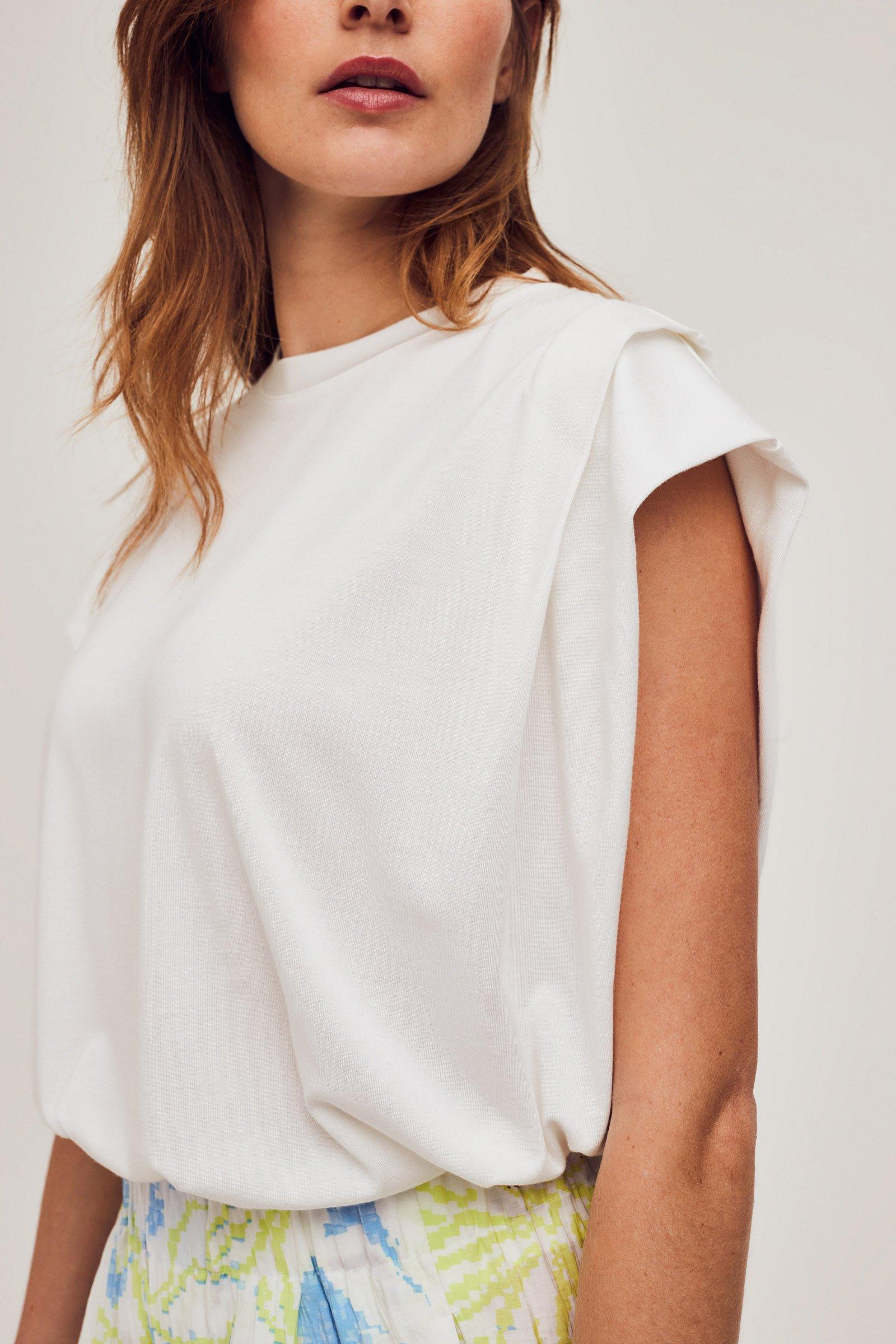 CKS Dames - PAMINA - t-shirt &agrave; manches courtes - blanc