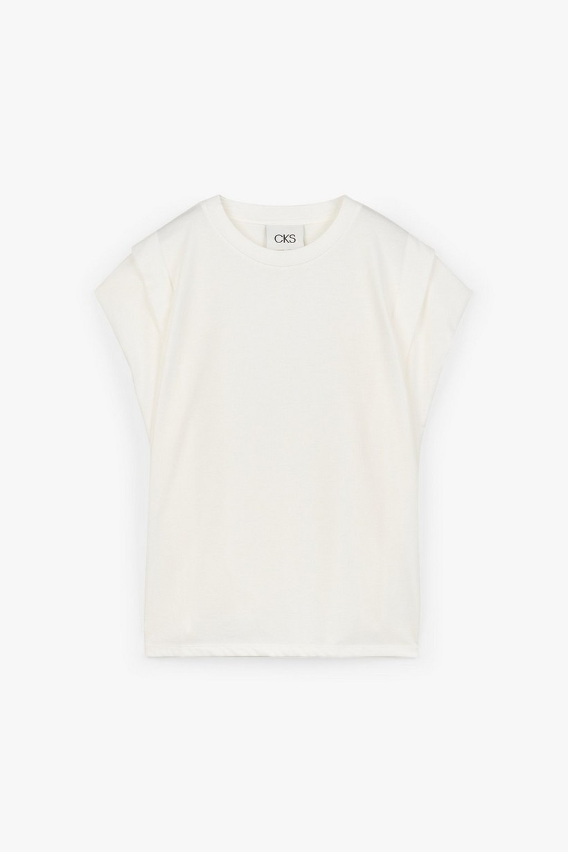 CKS Dames - PAMINA - t-shirt korte mouwen - wit