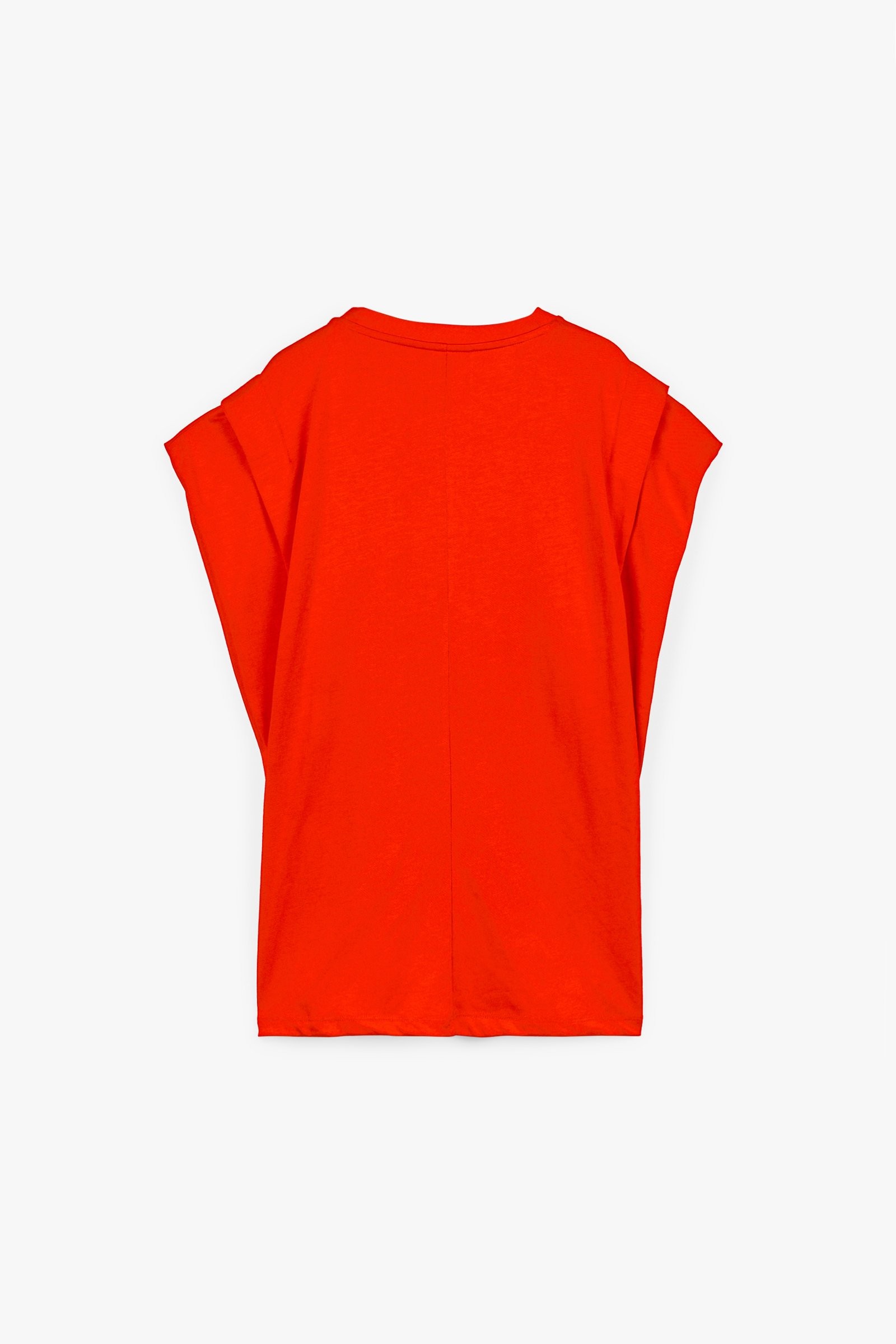CKS Dames - PAMINA - t-shirt à manches courtes - rouge foncé