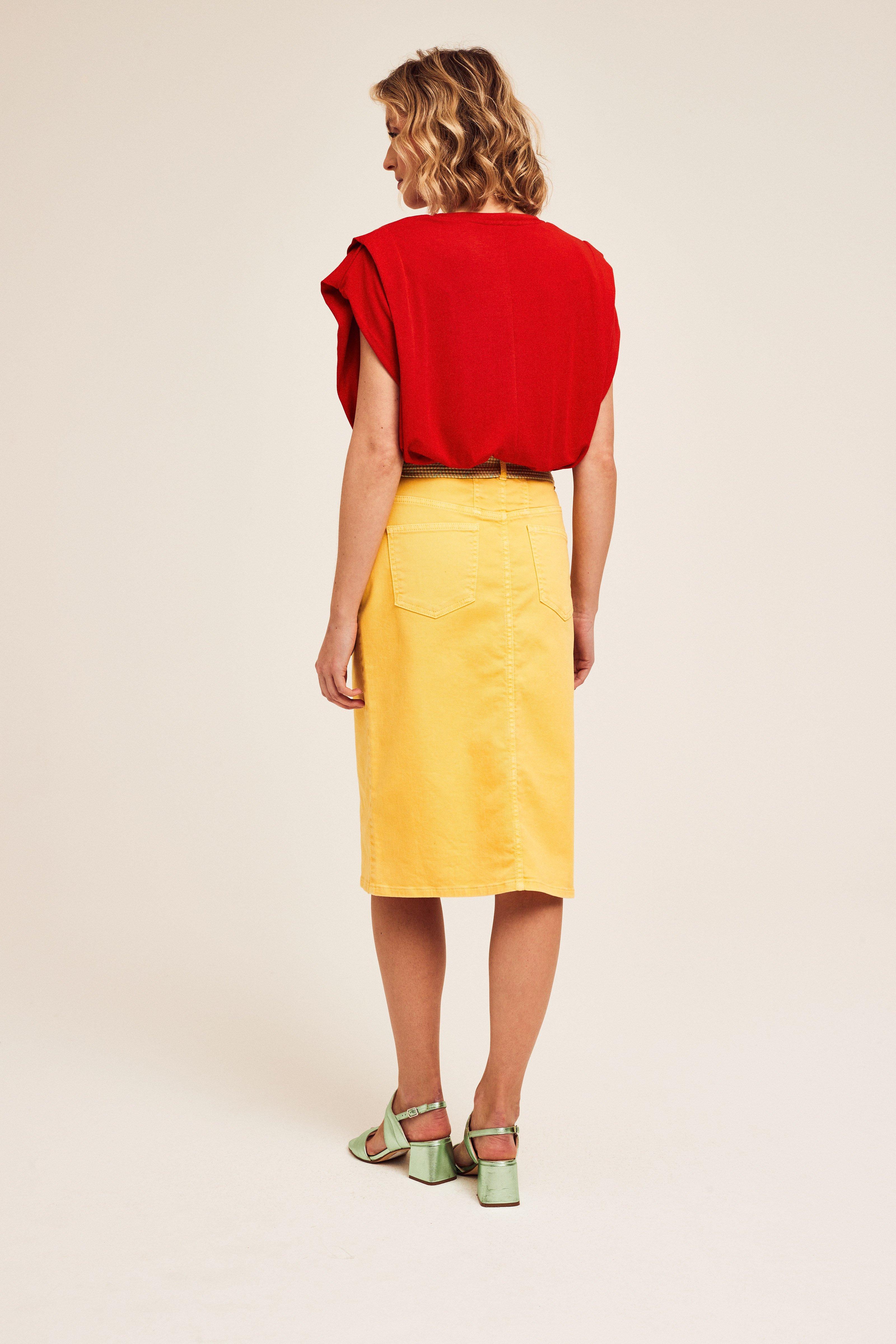 CKS Dames - PAMINA - t-shirt korte mouwen - donkerrood