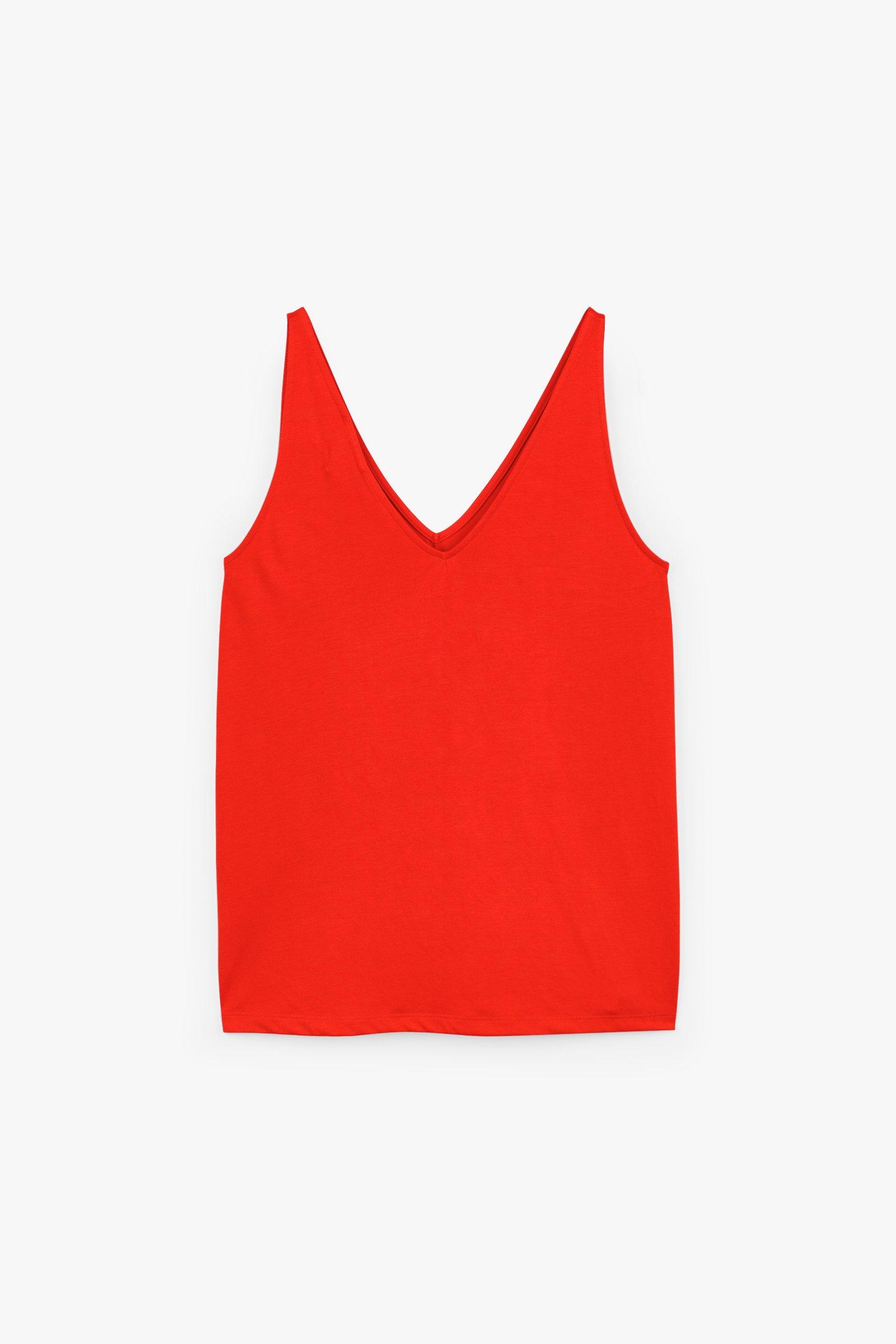 CKS Dames - NUMIKA - top sans manches - rouge foncé
