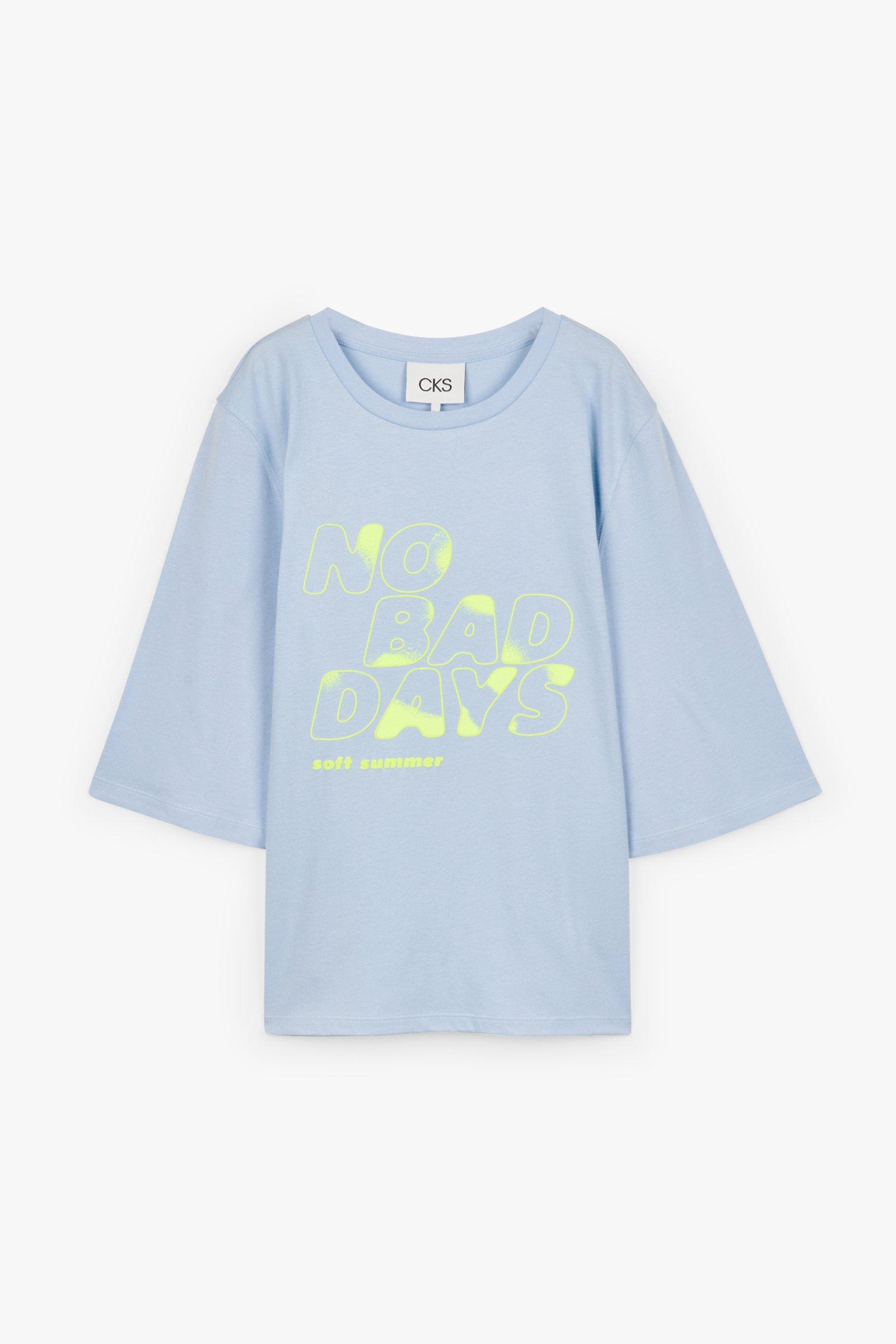 CKS Dames - SARI - t-shirt short sleeves - light blue