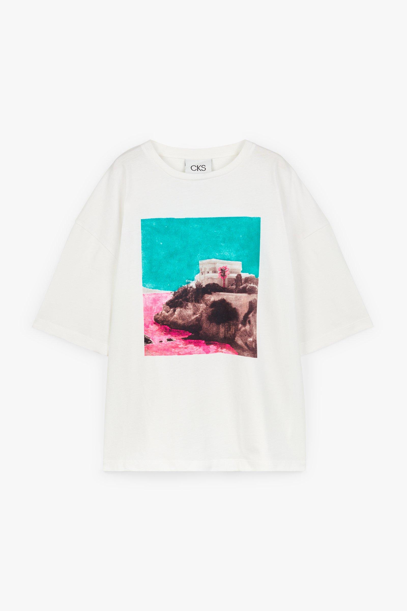 CKS Dames - SELDA - t-shirt korte mouwen - beige