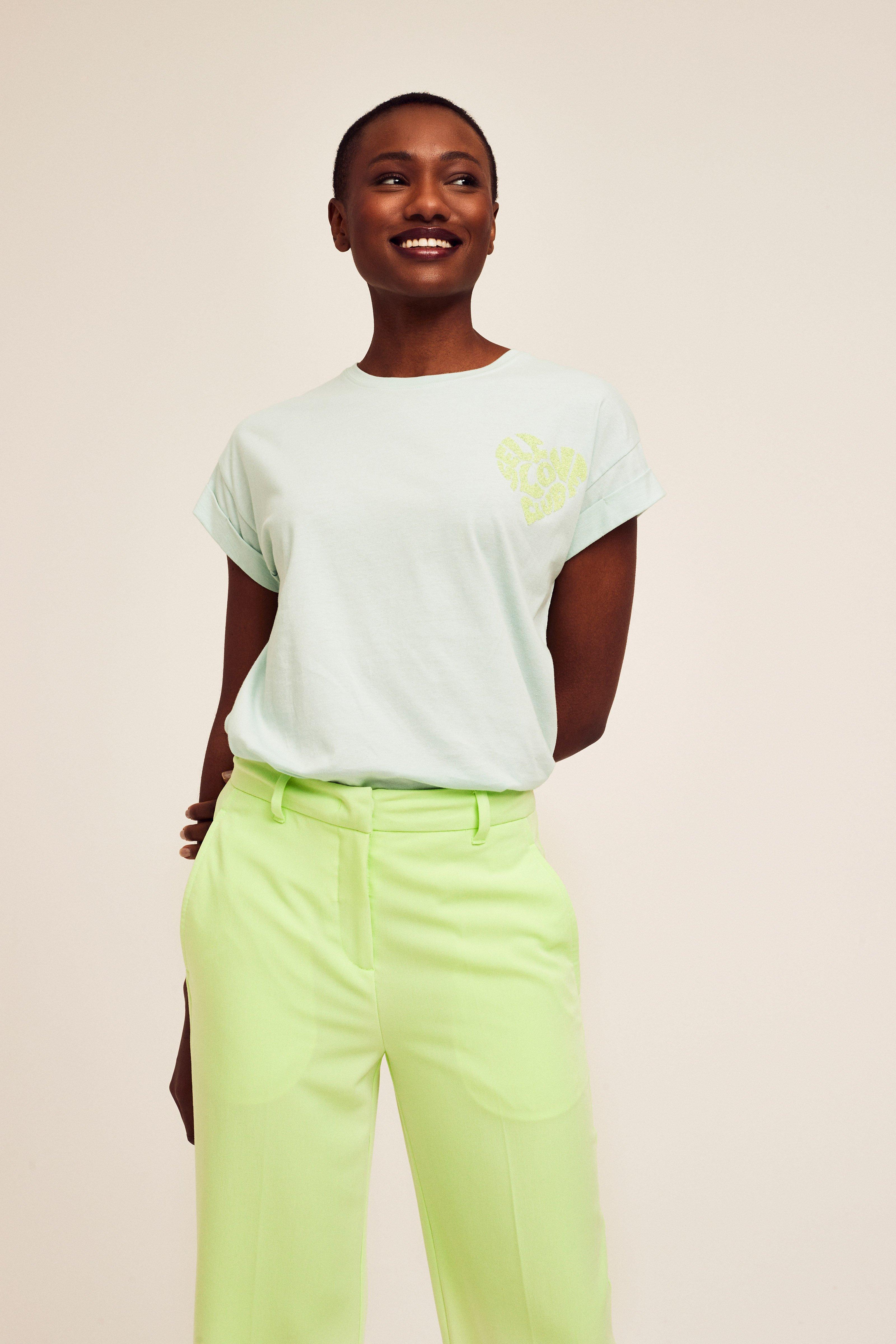 CKS Dames - JUNA - t-shirt short sleeves - light green