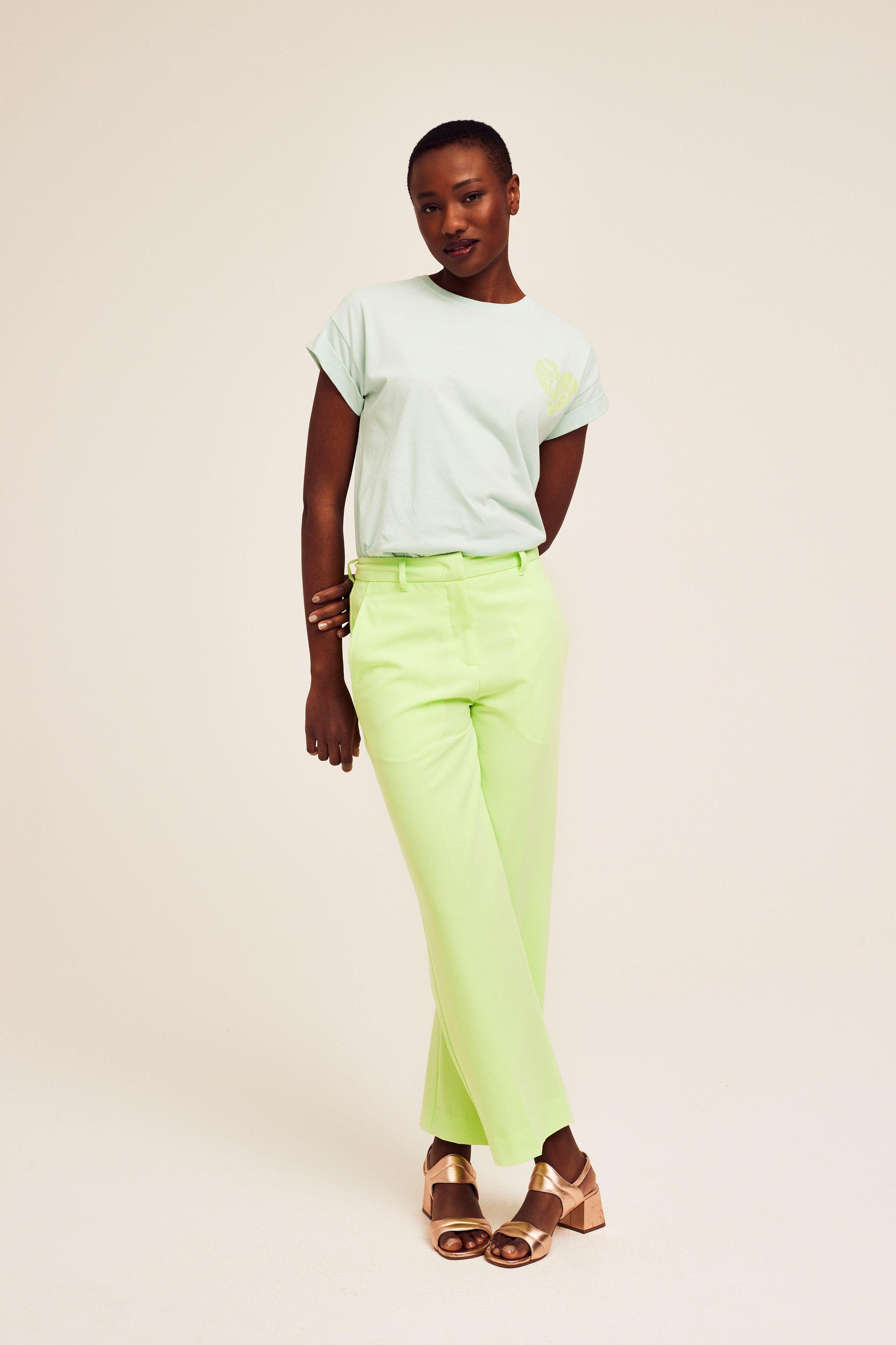 CKS Dames - JUNA - t-shirt short sleeves - light green