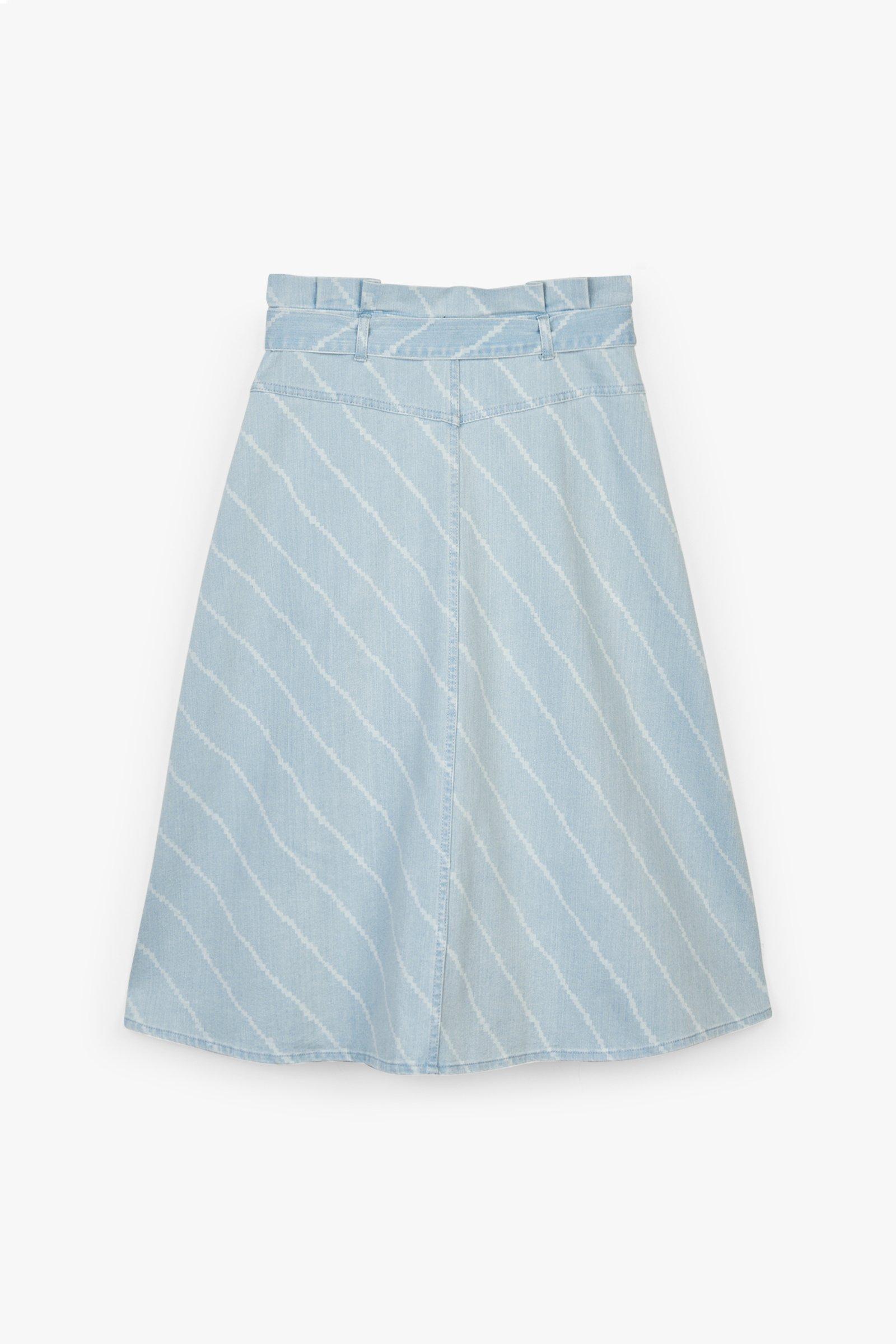 CKS Dames - INOA - midi skirt - light blue