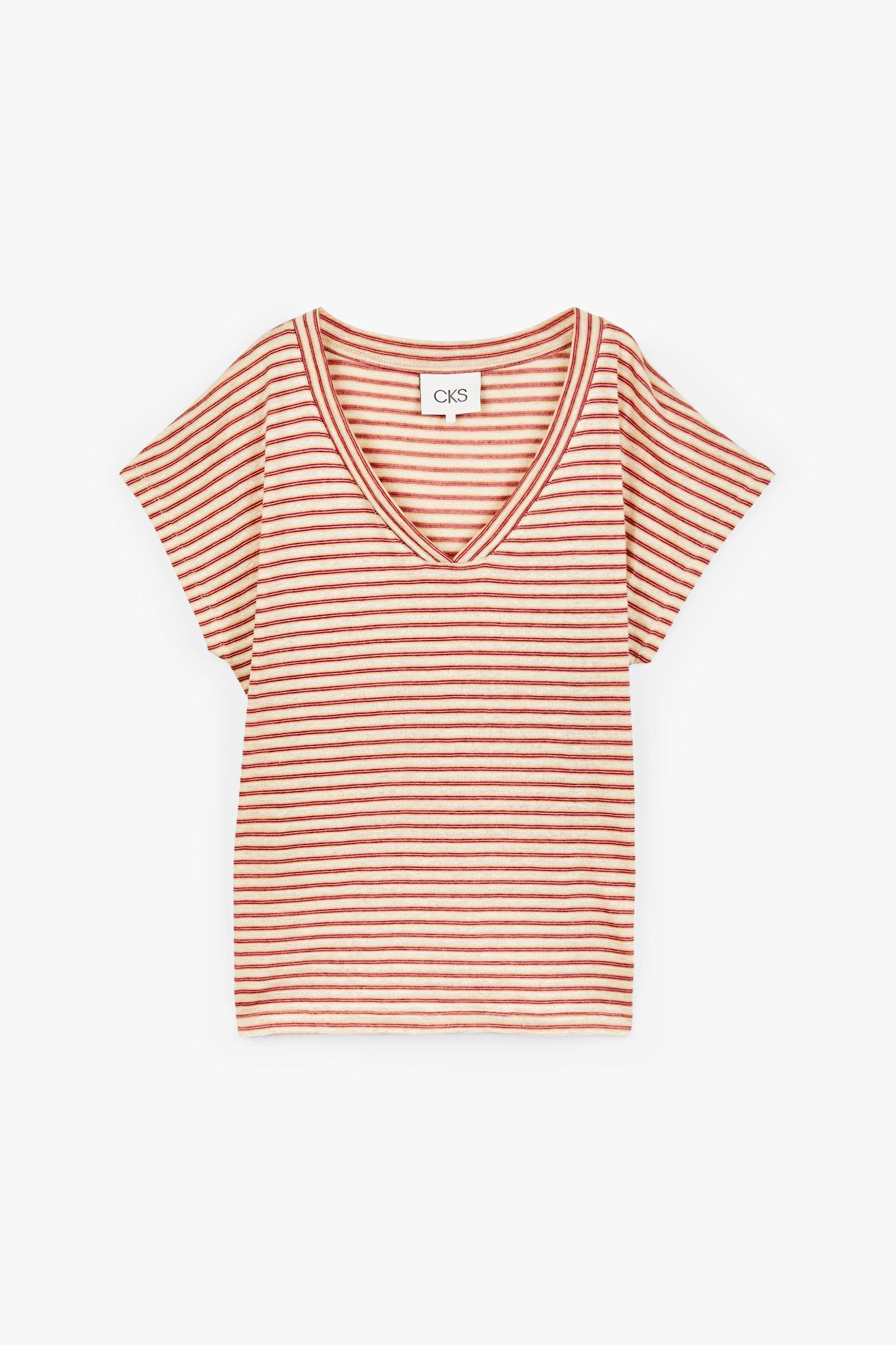 CKS Dames - JAMEE - t-shirt à manches courtes - beige