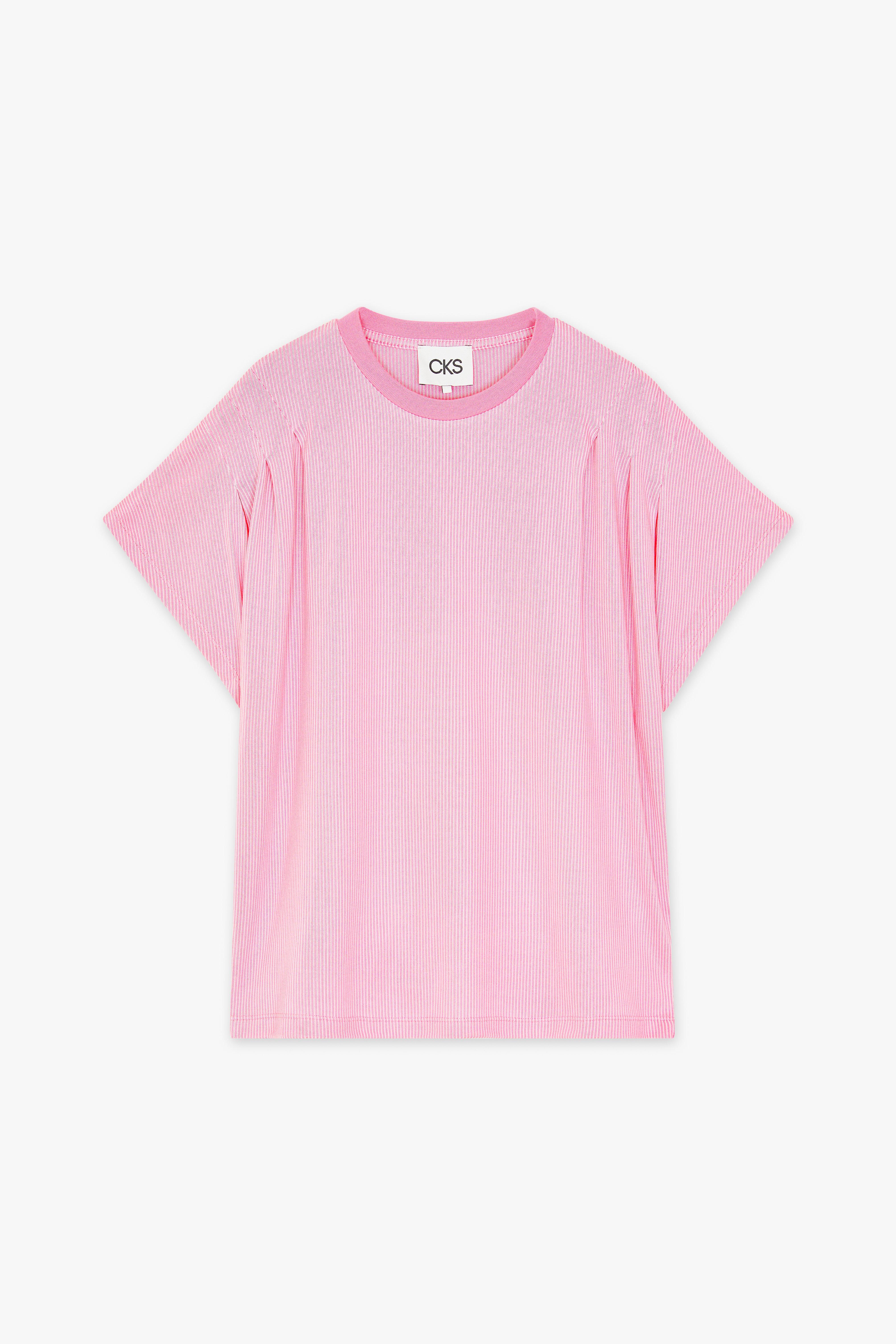 CKS Dames - JAZZY - t-shirt short sleeves - dark pink