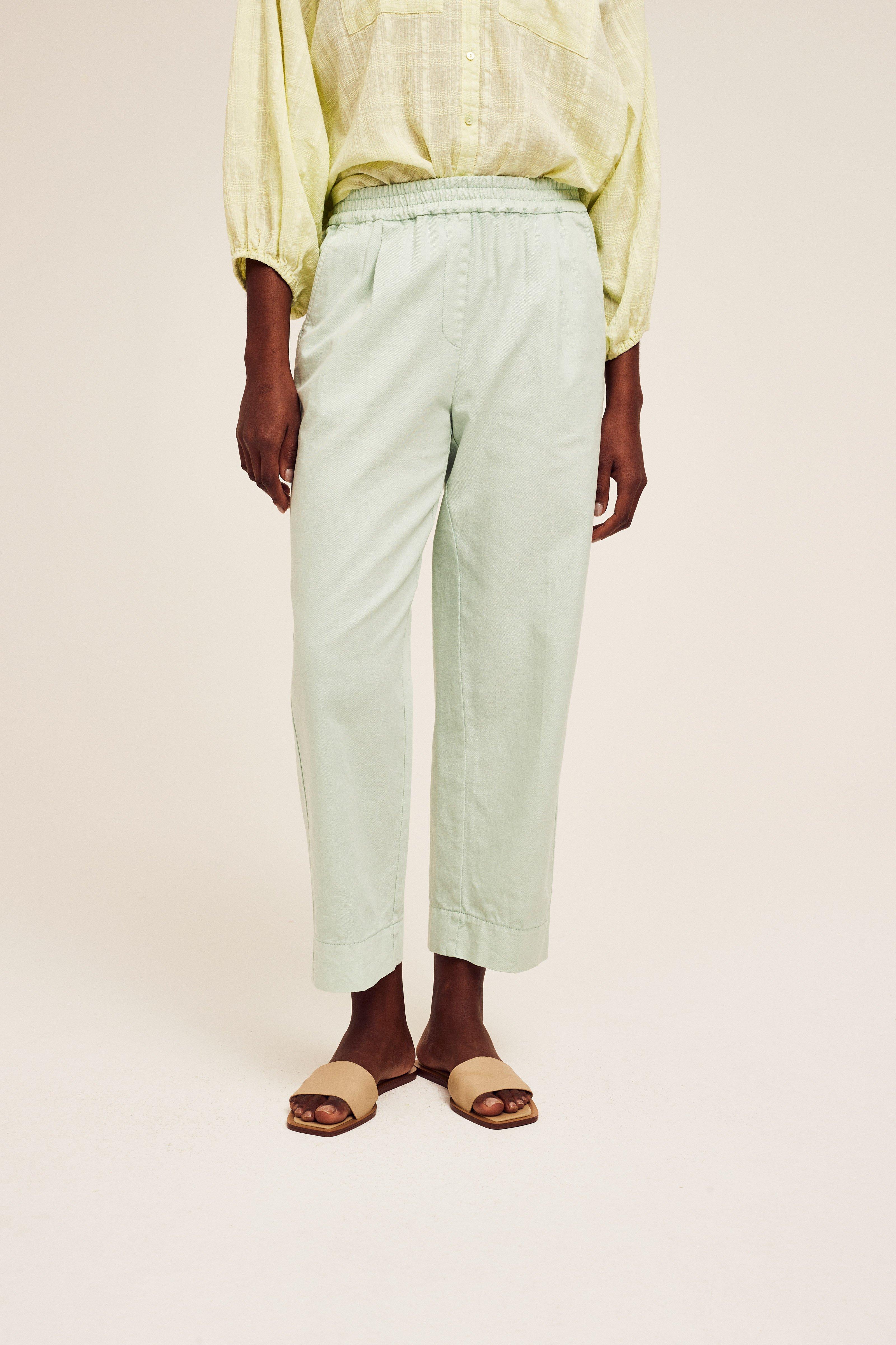 CKS Dames - SAGES - pantalon à la cheville - bleu clair