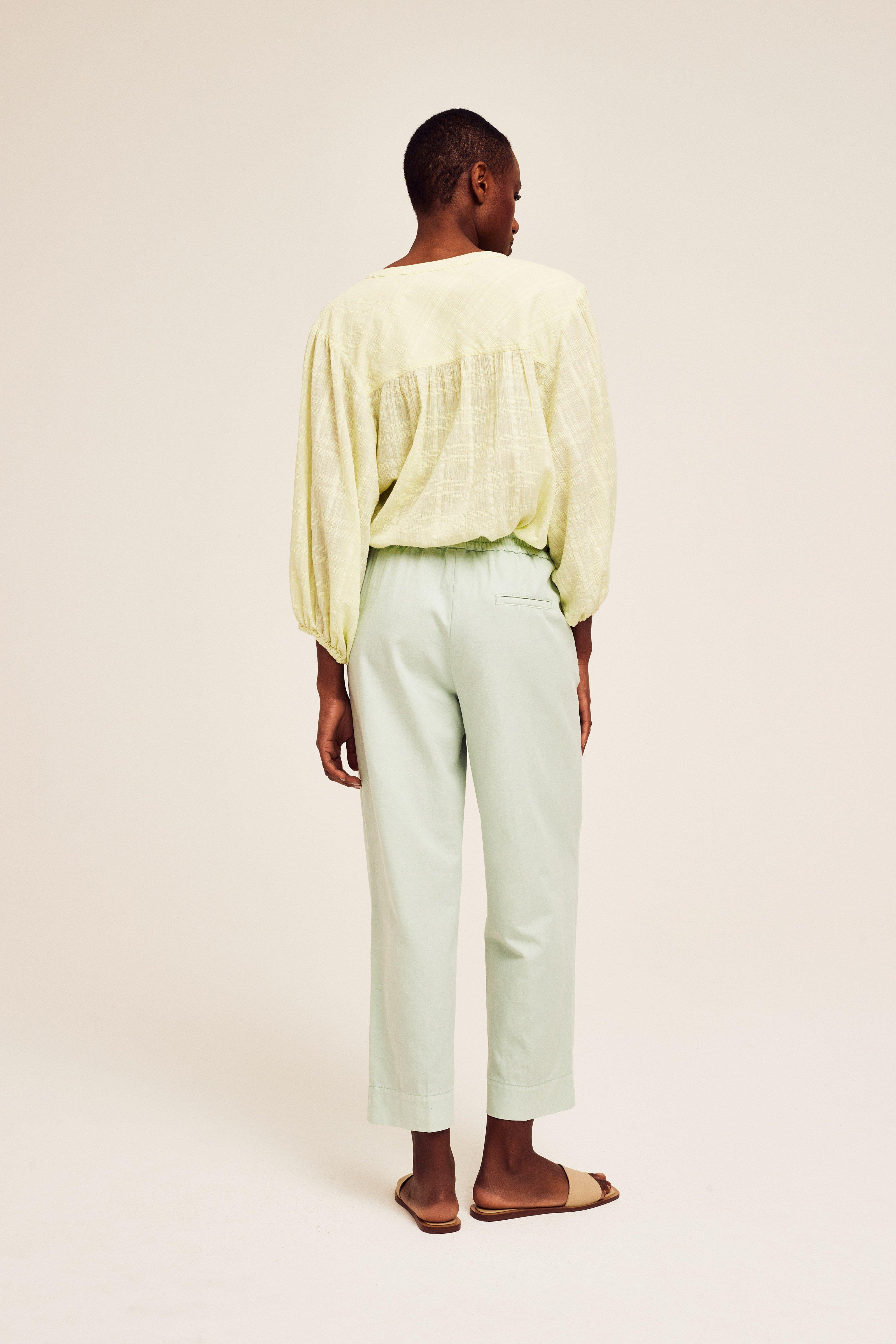 CKS Dames - SAGES - pantalon à la cheville - bleu clair