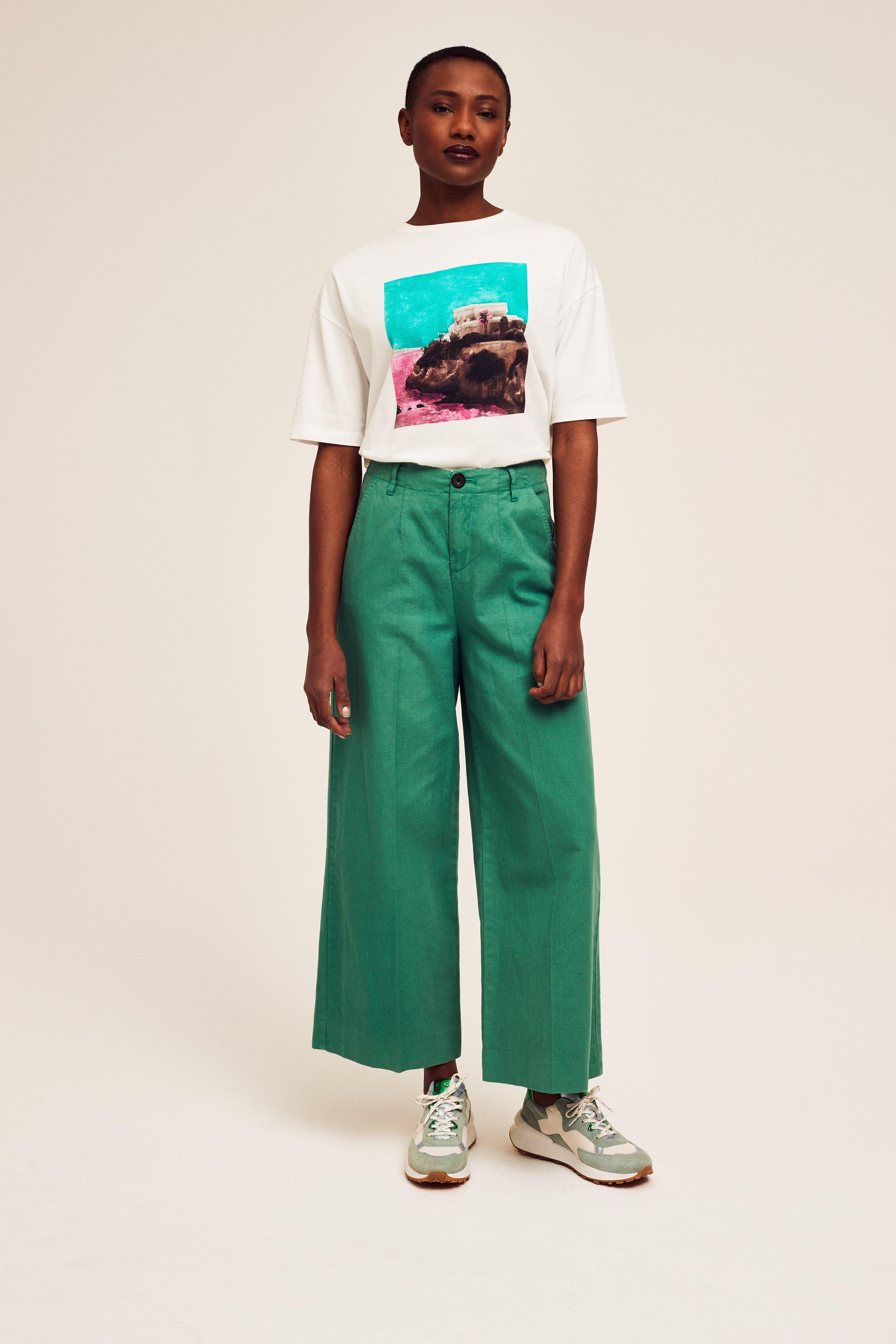CKS Dames - MODO - ankle trousers - green