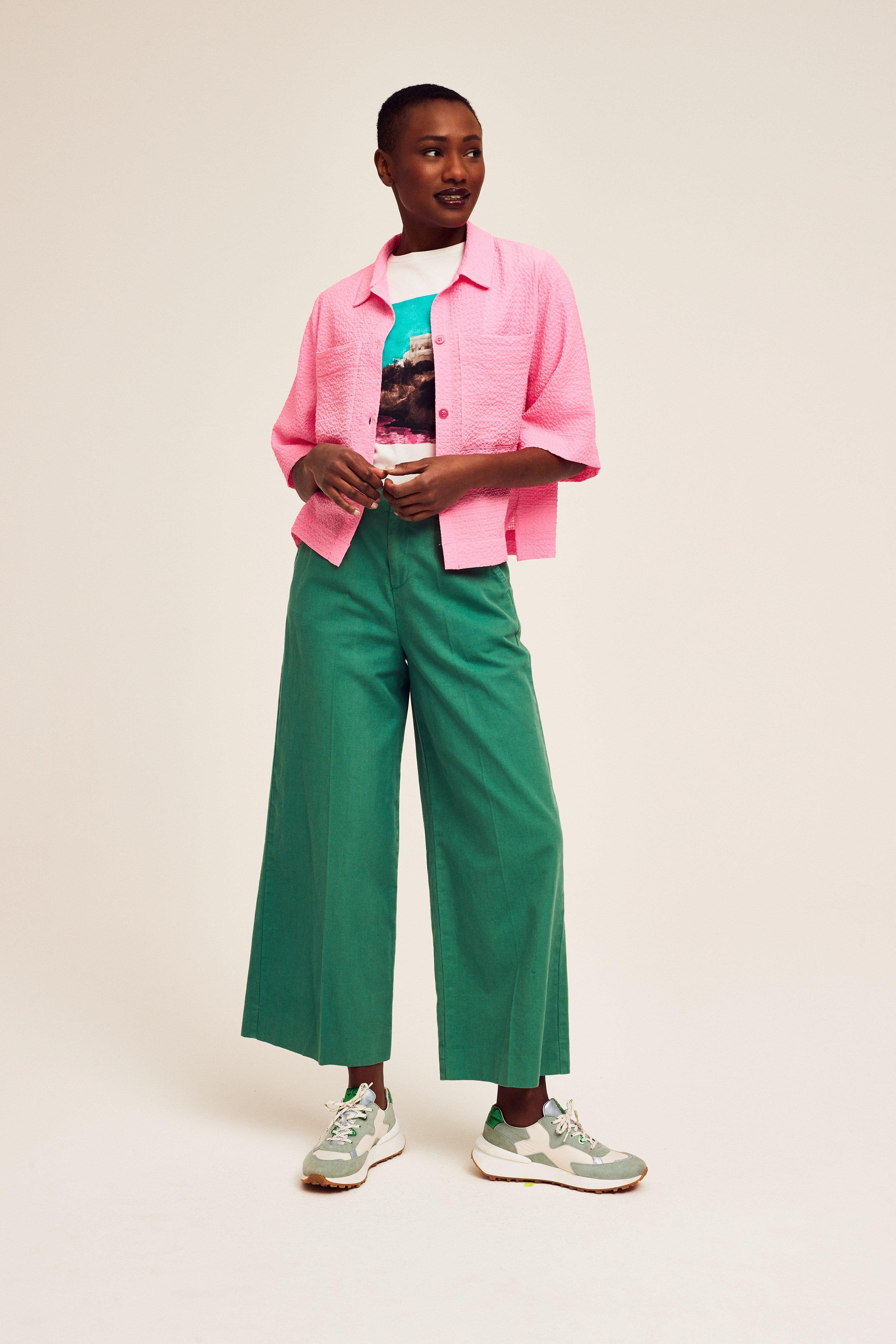 CKS Dames - MODO - ankle trousers - green