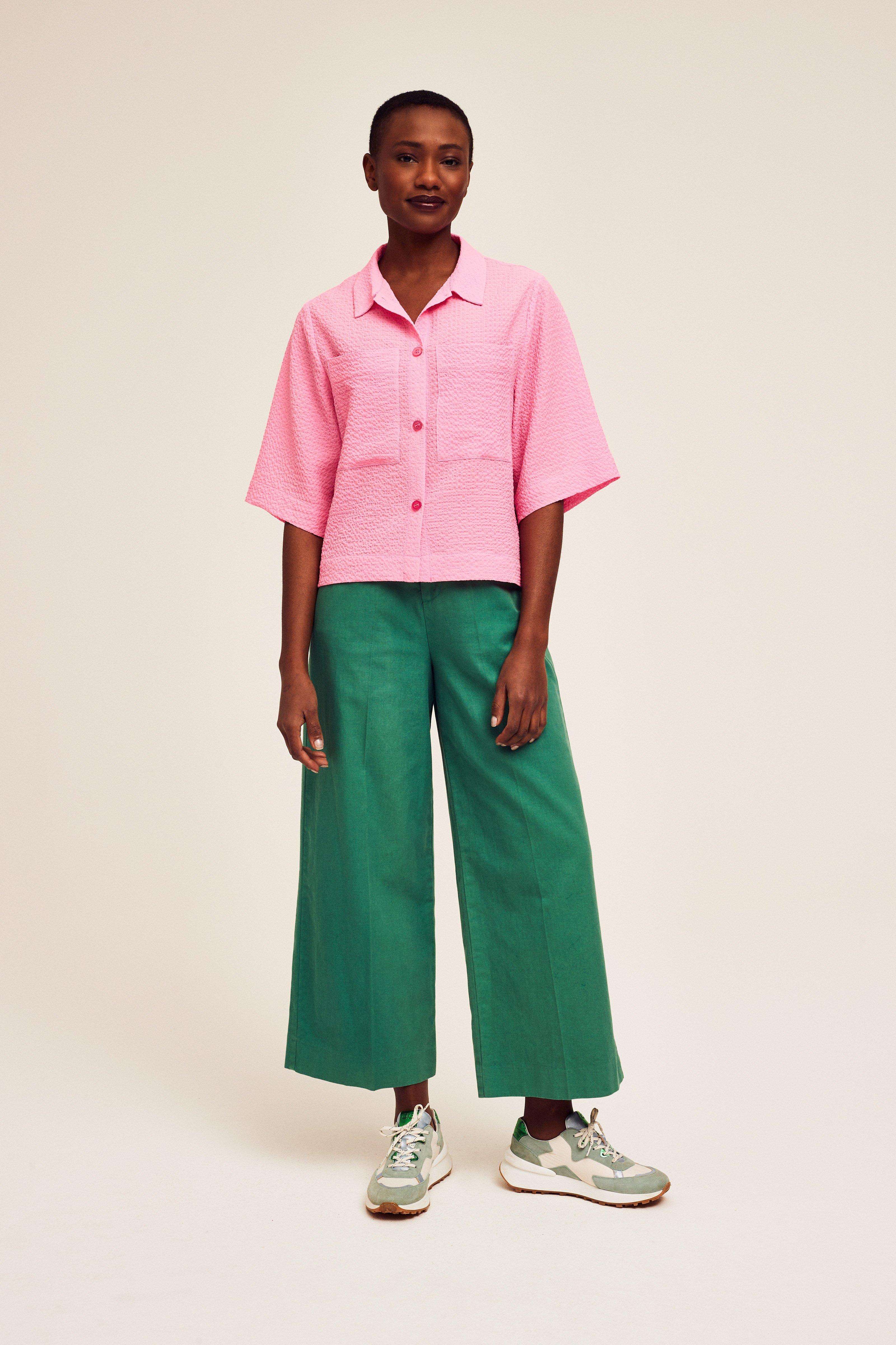 CKS Dames - SELIN - blouse lange mouwen - intens roze