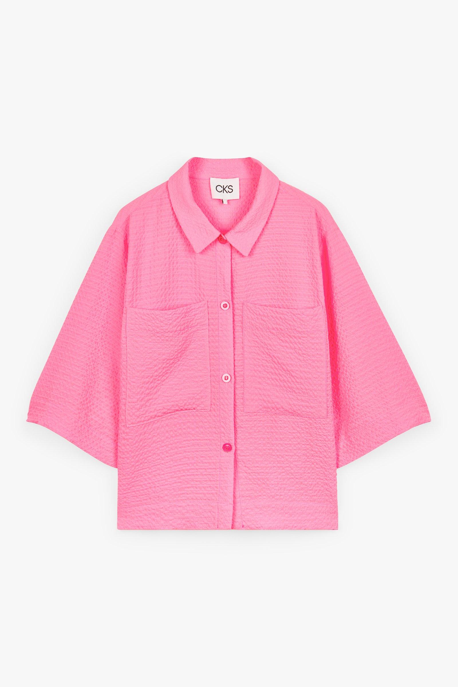 CKS Dames - SELIN - blouse lange mouwen - intens roze